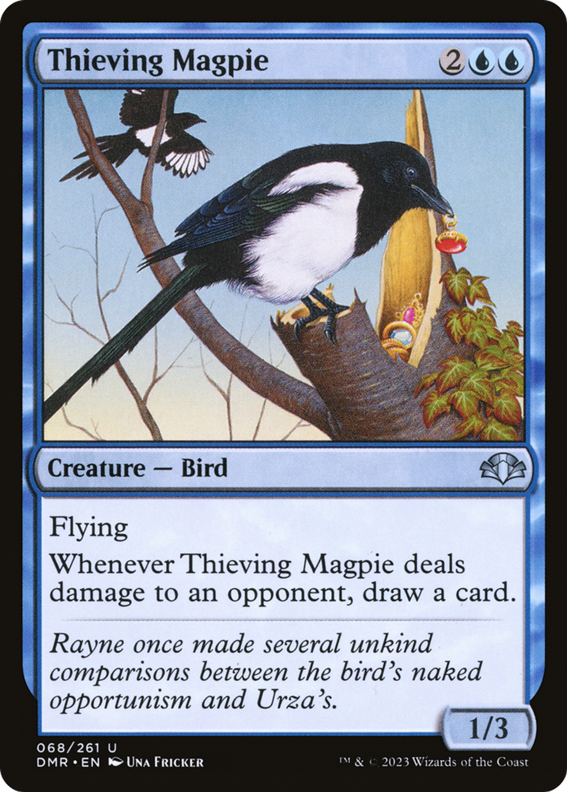 Thieving Magpie — Dominaria Remastered — Magic: The Gathering