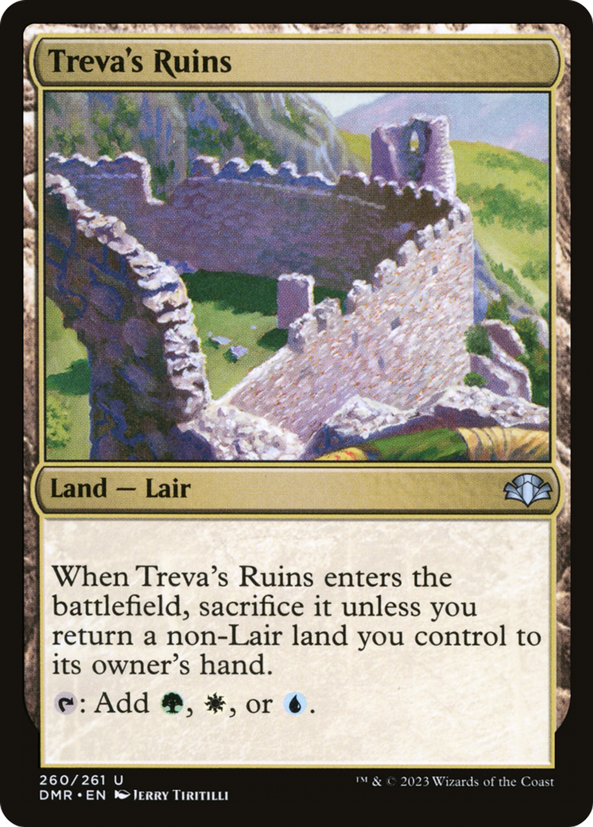 Treva's Ruins — Dominaria Remastered — Magic: The Gathering