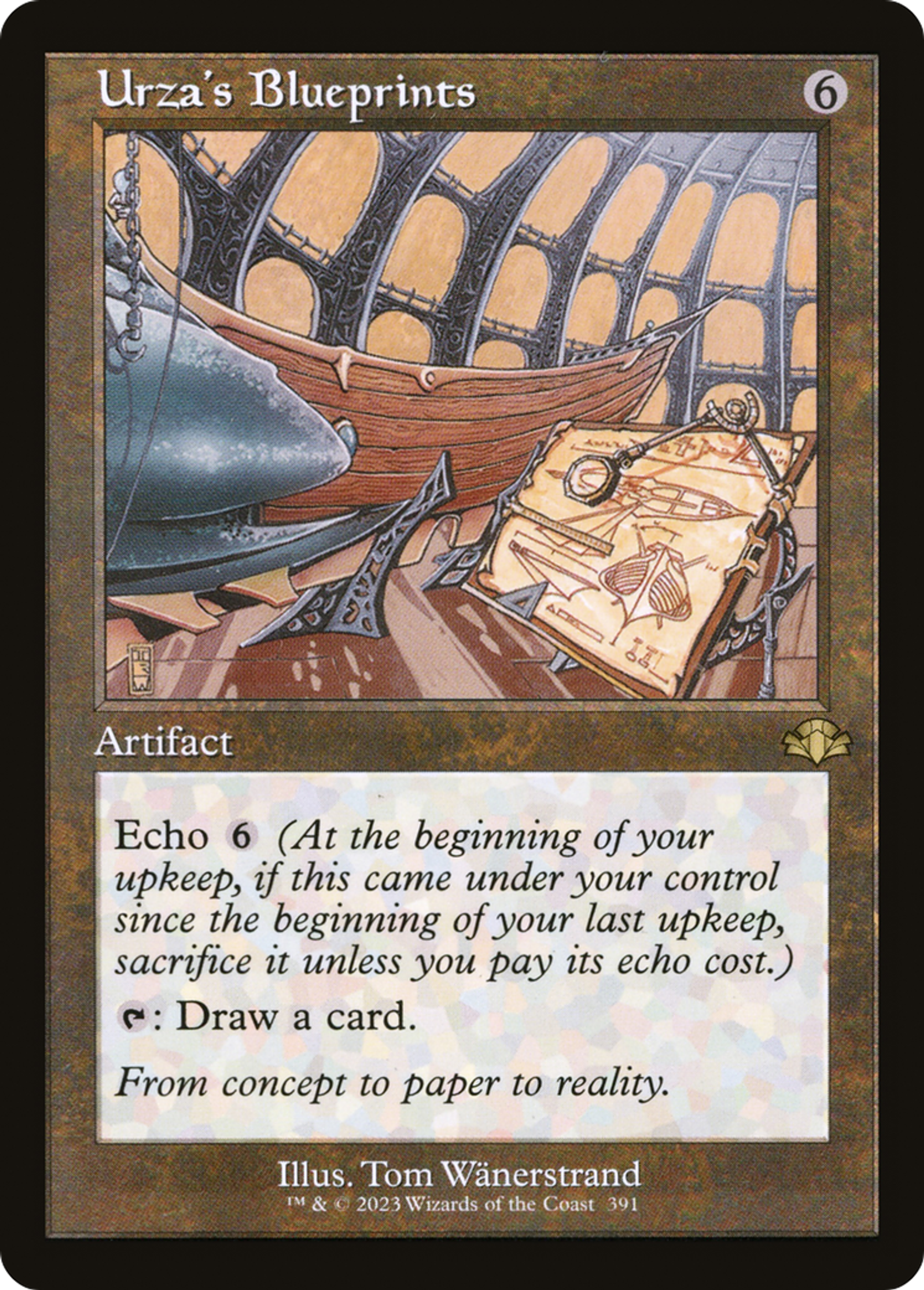 Urza's Blueprints — Dominaria Remastered — Magic: The Gathering