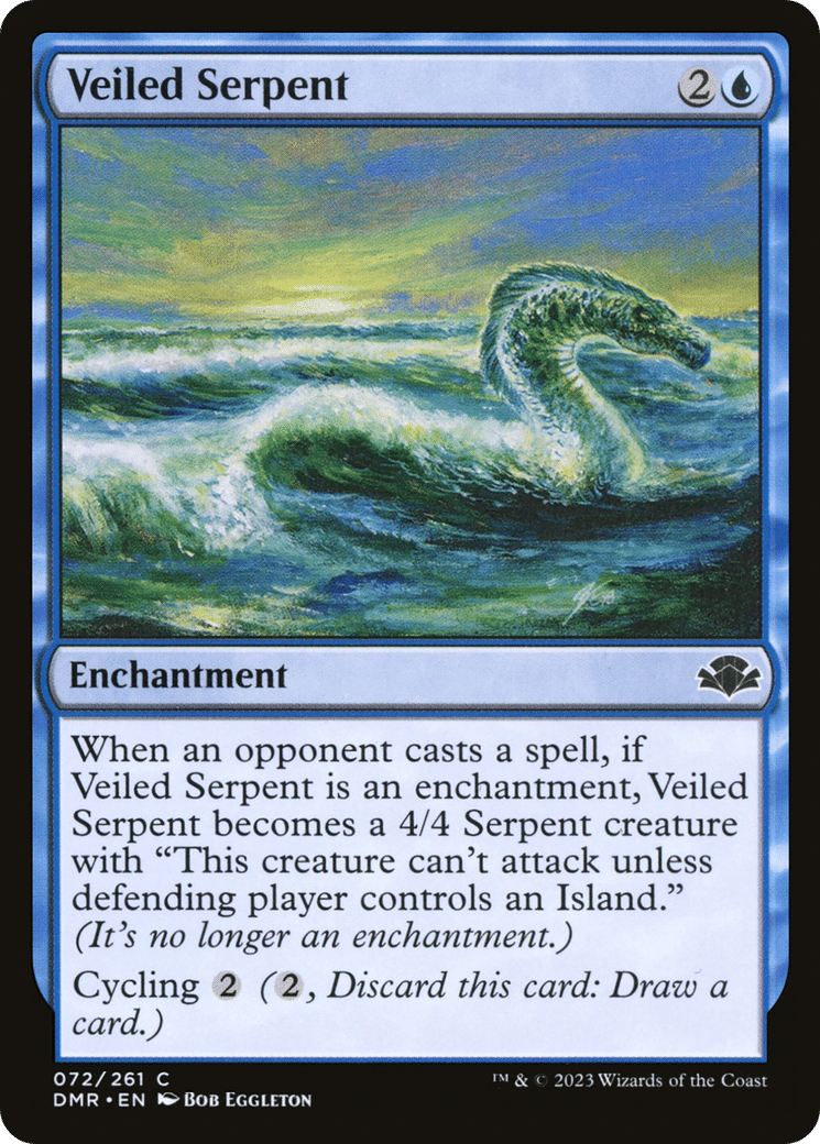 Veiled Serpent — Dominaria Remastered — Magic: The Gathering