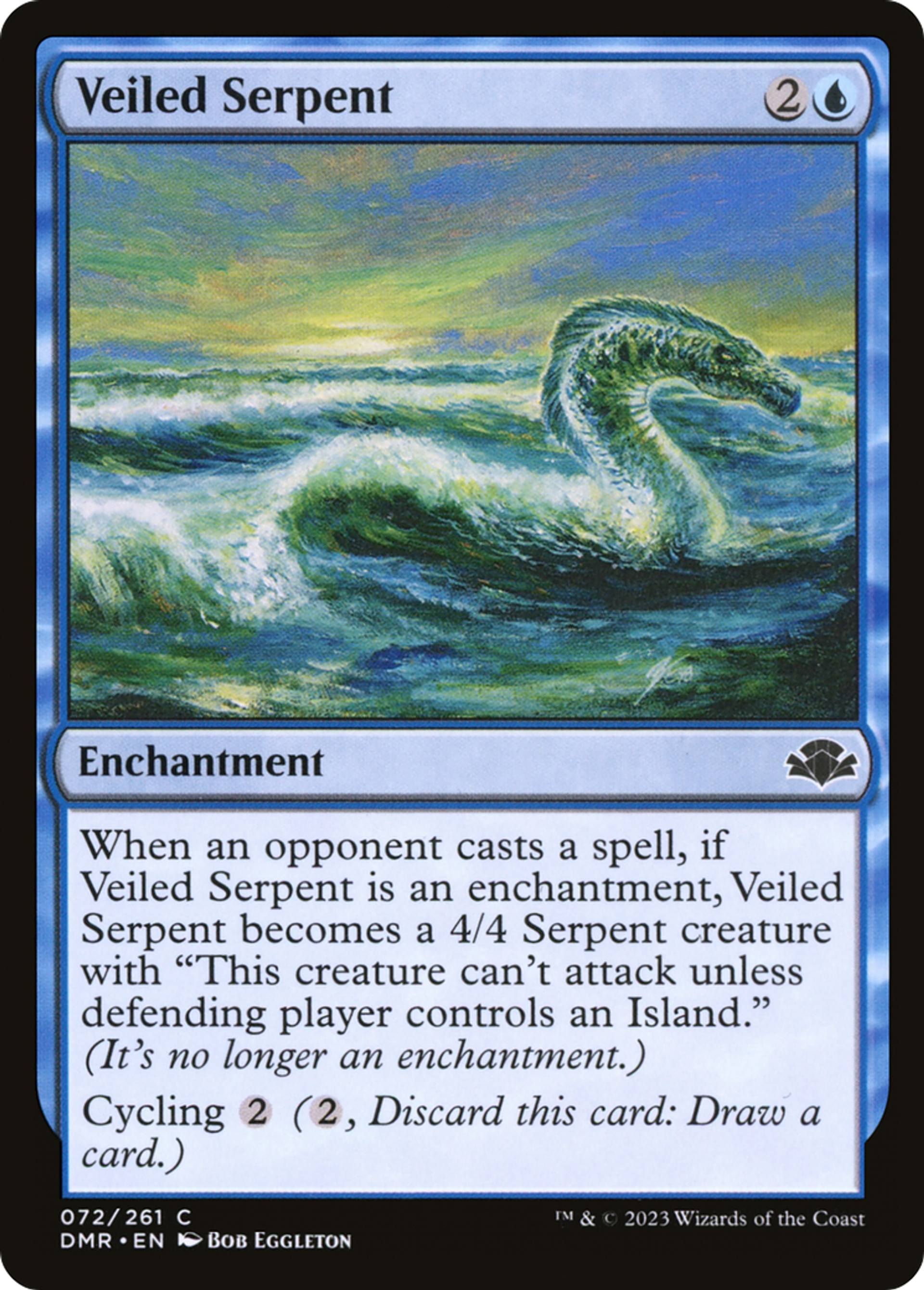 Veiled Serpent — Dominaria Remastered — Magic: The Gathering