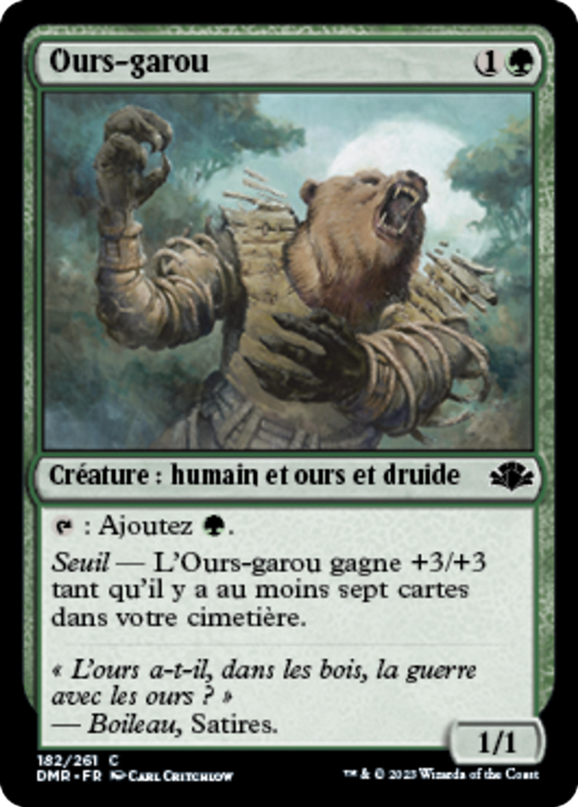 Ours-garou — Dominaria Remastered — Magic: The Gathering