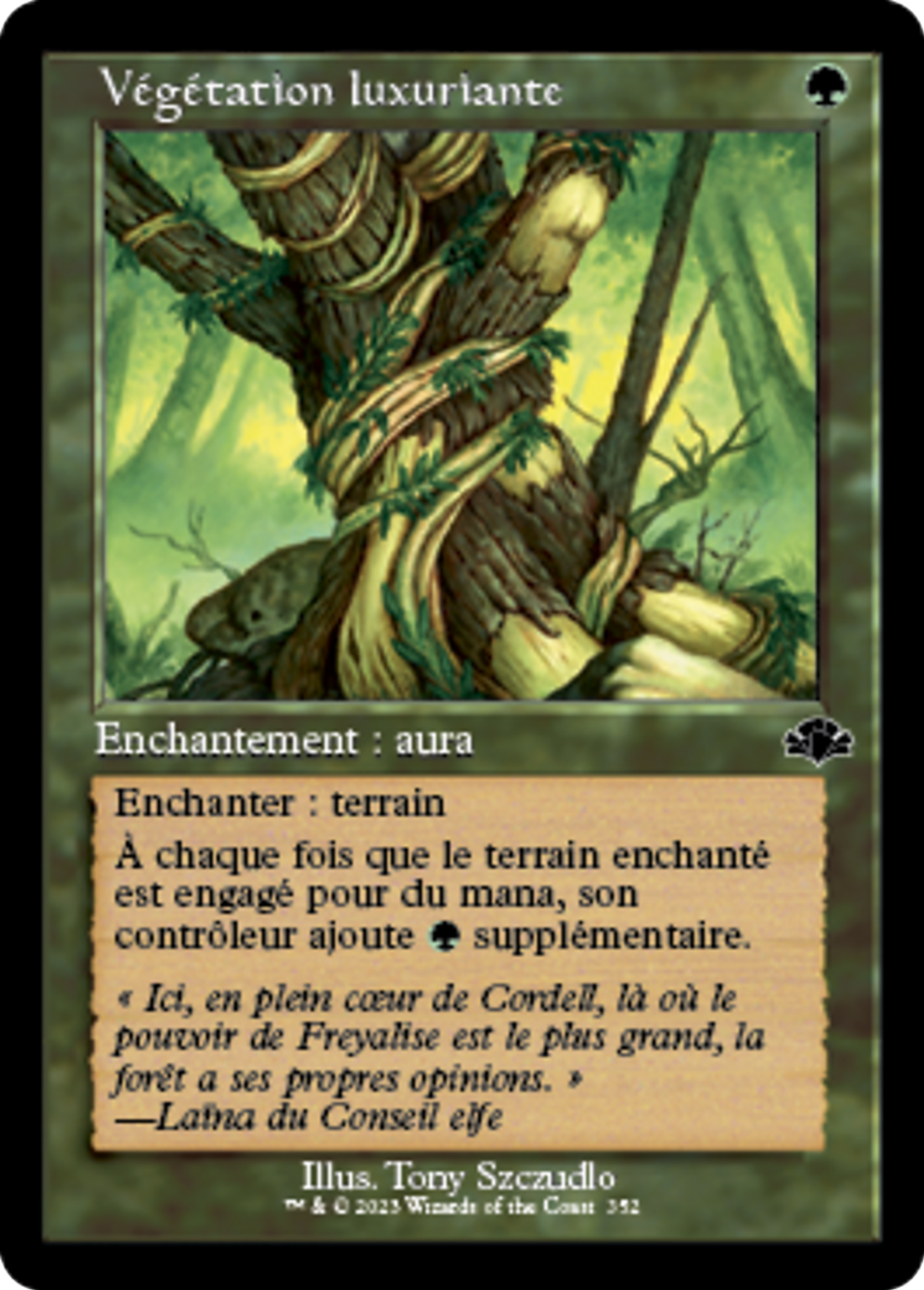 Végétation luxuriante — Dominaria Remastered — Magic: The Gathering