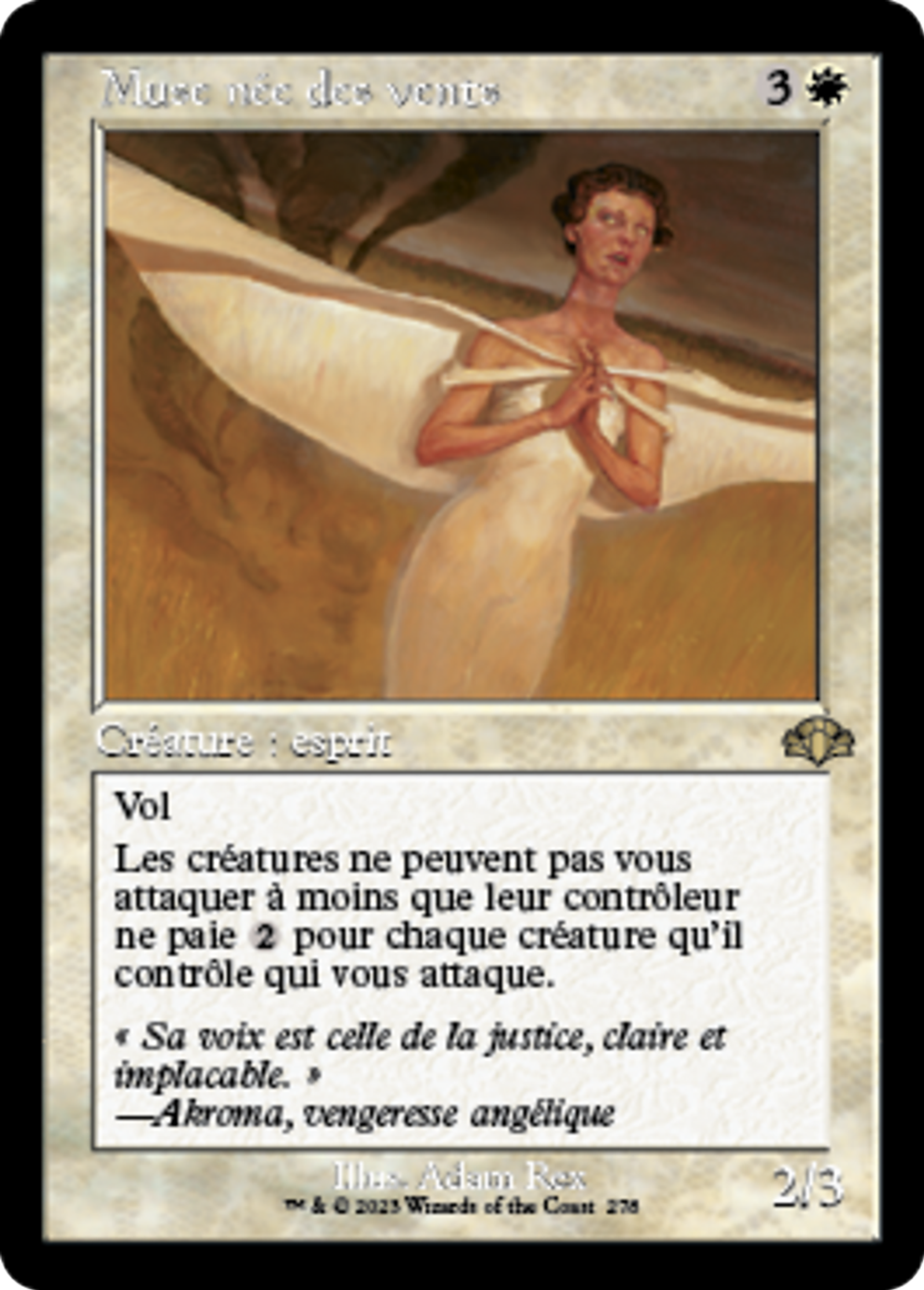 Muse née des vents — Dominaria Remastered — Magic: The Gathering
