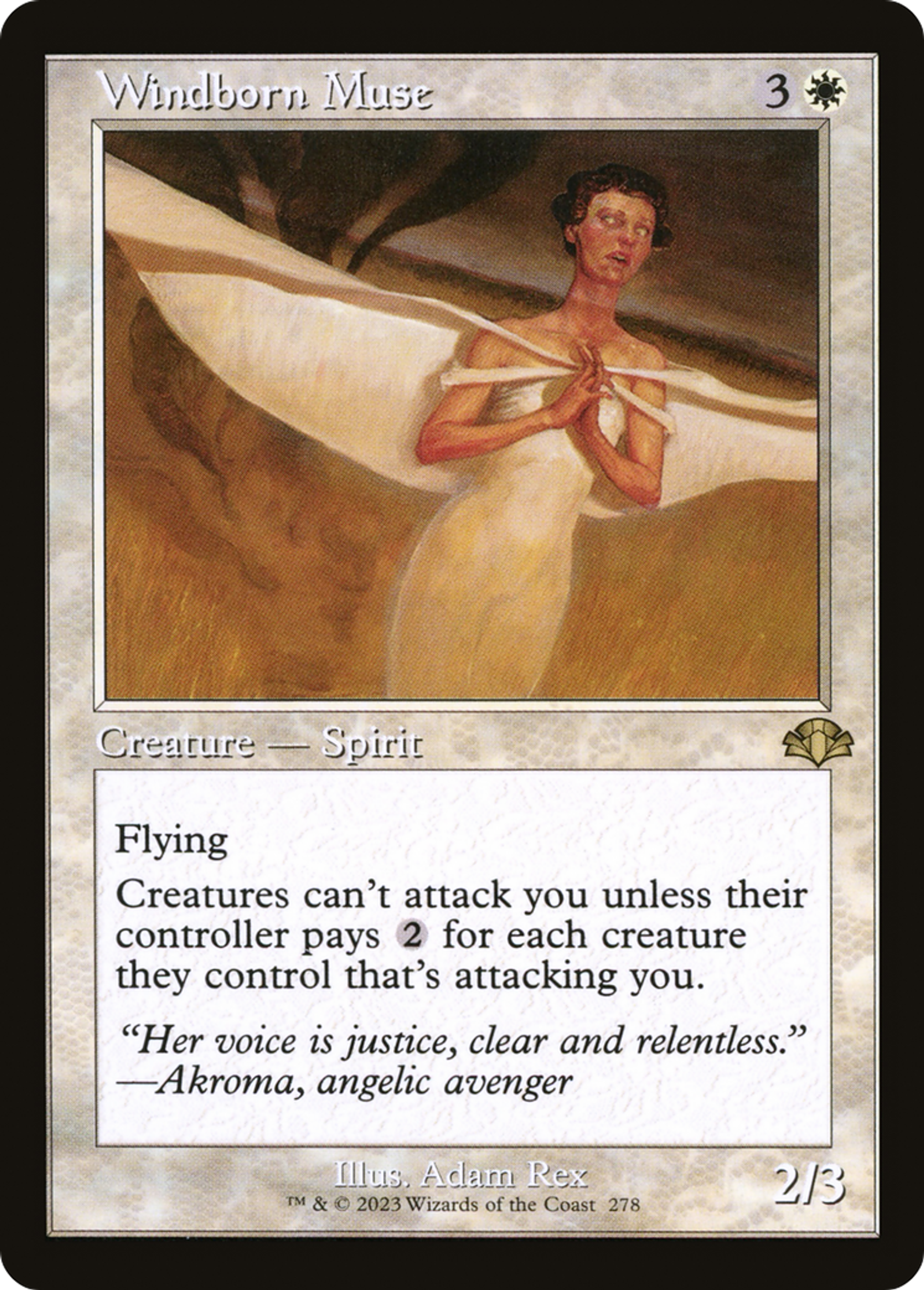 Windborn Muse — Dominaria Remastered — Magic: The Gathering
