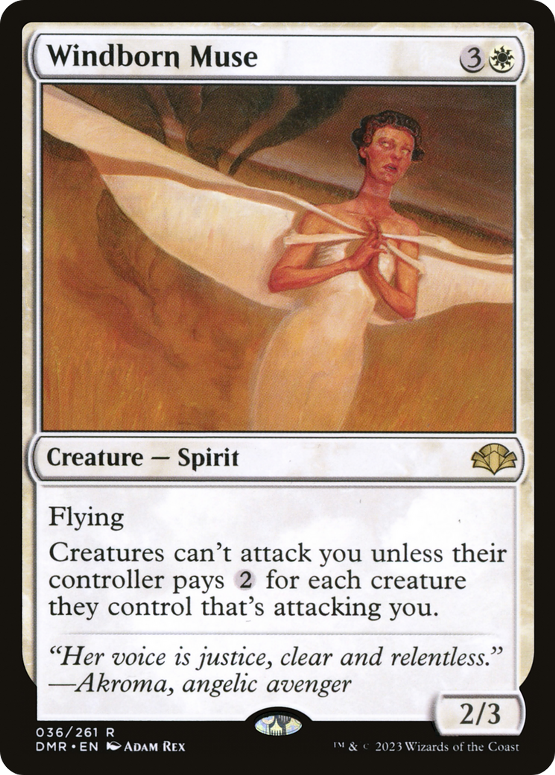 Windborn Muse — Dominaria Remastered — Magic: The Gathering