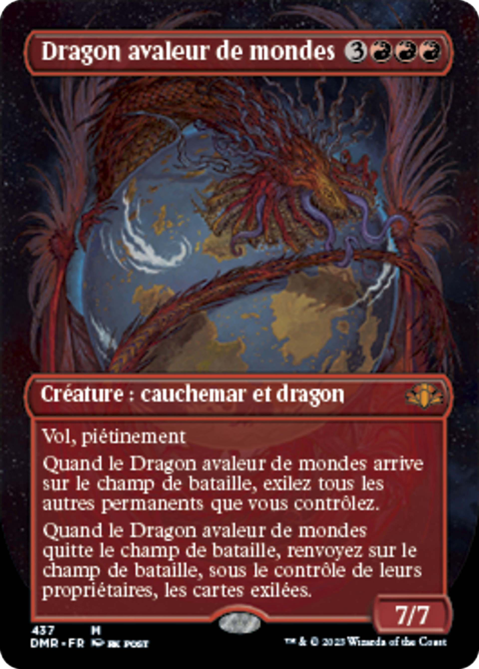 Dragon avaleur de mondes — Dominaria Remastered — Magic: The Gathering