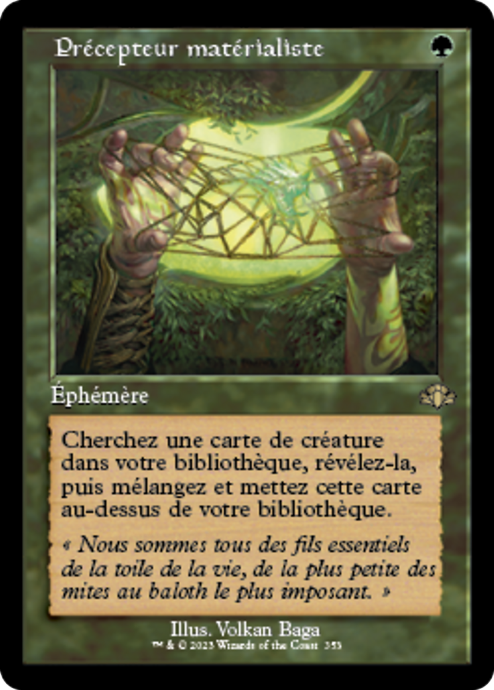 Précepteur matérialiste — Dominaria Remastered — Magic: The Gathering