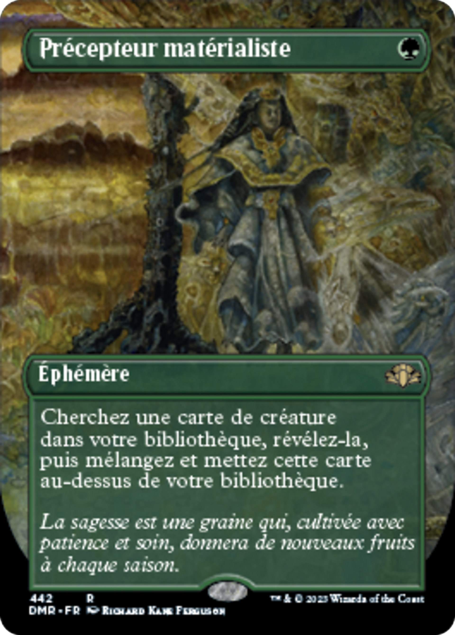 Précepteur matérialiste — Dominaria Remastered — Magic: The Gathering