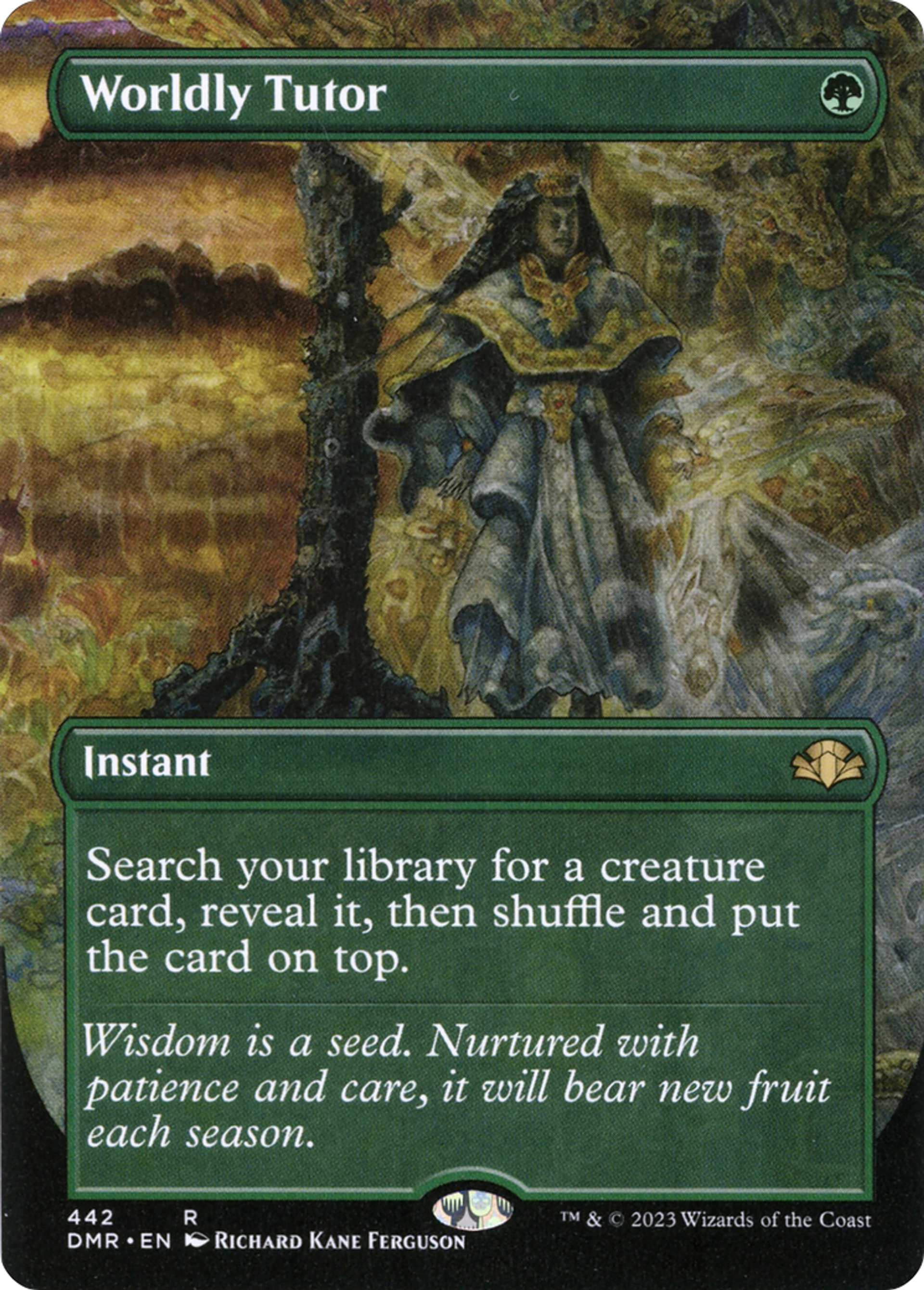 Worldly Tutor — Dominaria Remastered — Magic: The Gathering