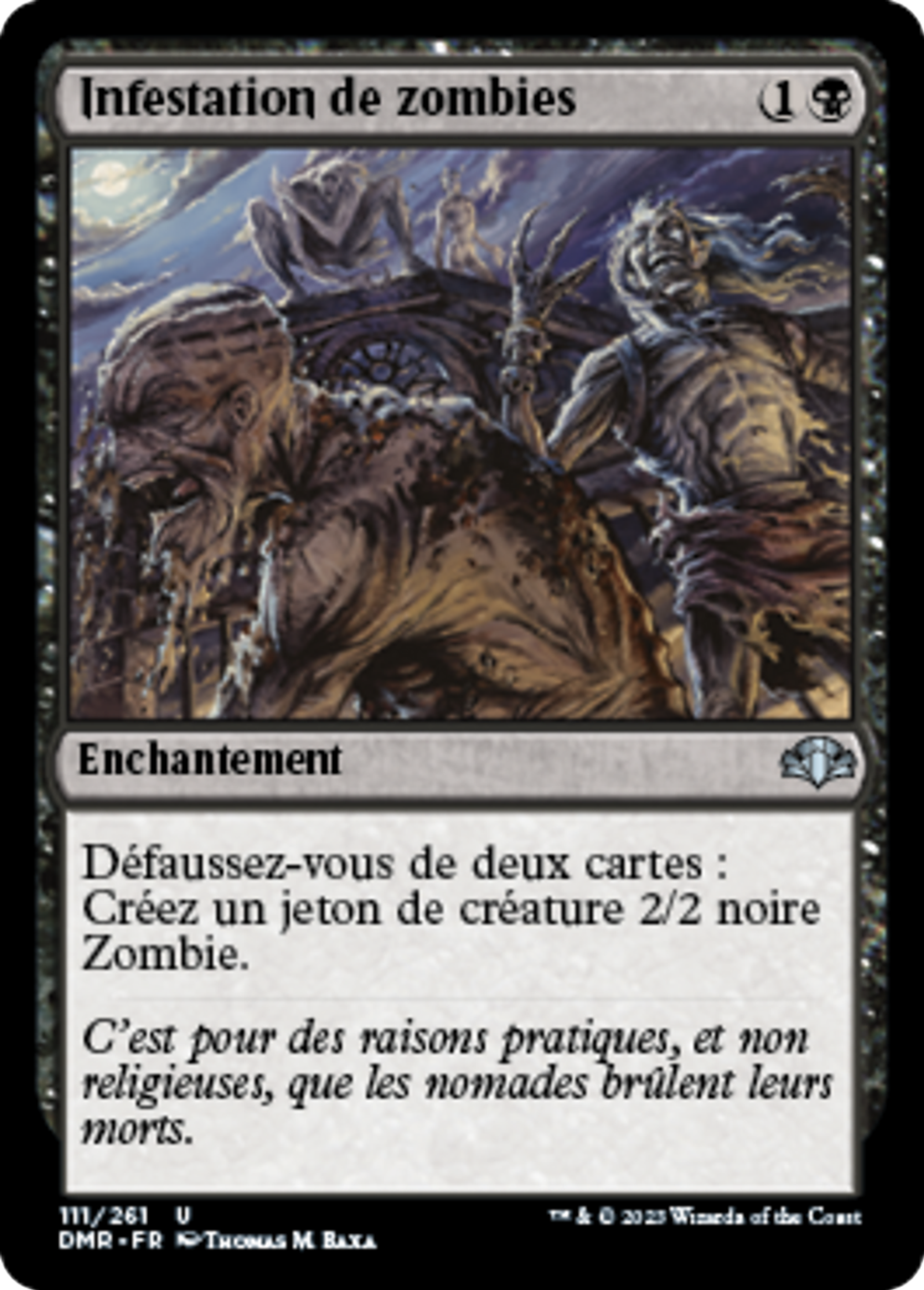 Infestation de zombies — Dominaria Remastered — Magic: The Gathering