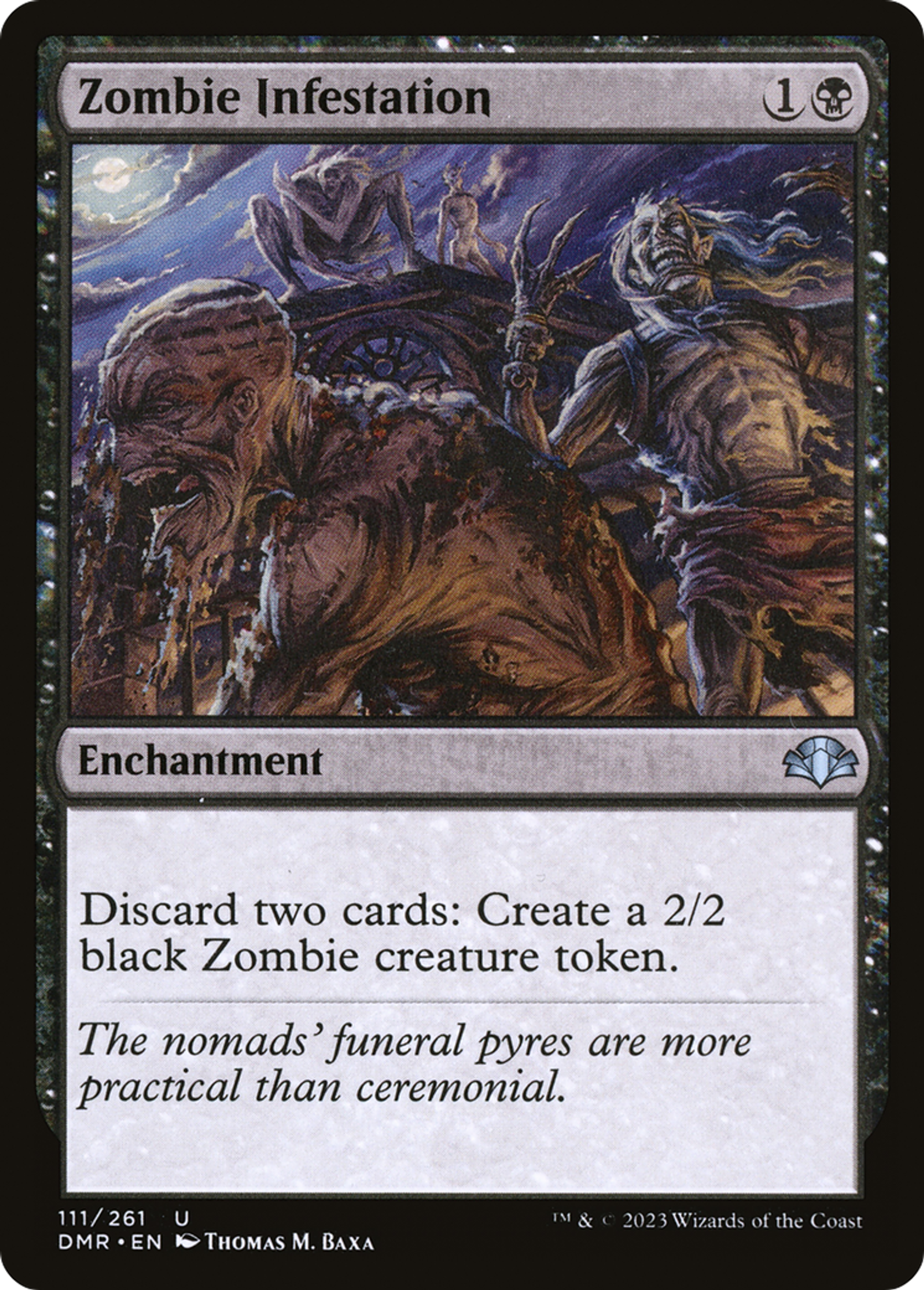 Infestation de zombies — Dominaria Remastered — Magic: The Gathering