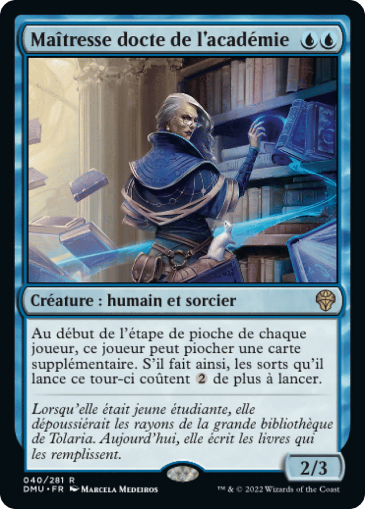 Maîtresse docte de l'académie — Dominaria United — Magic: The Gathering