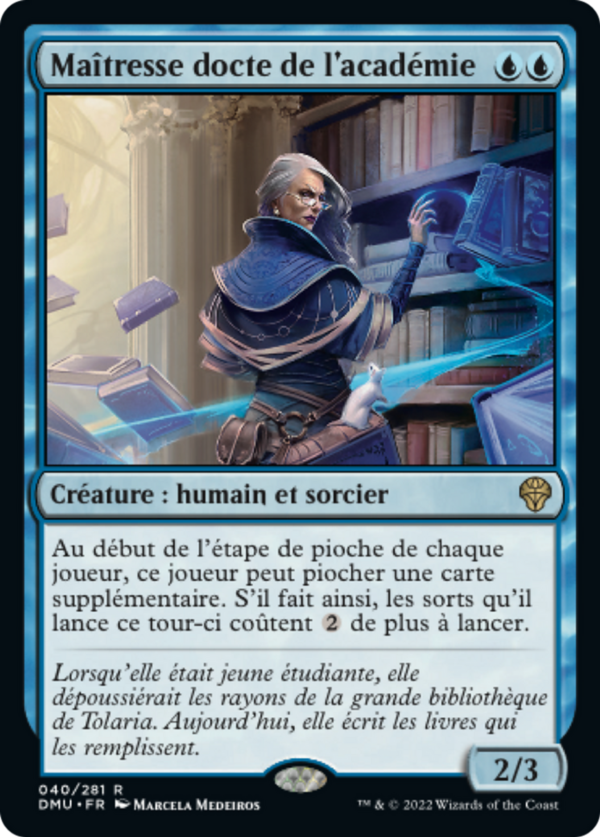 Maîtresse docte de l'académie — Dominaria United — Magic: The Gathering