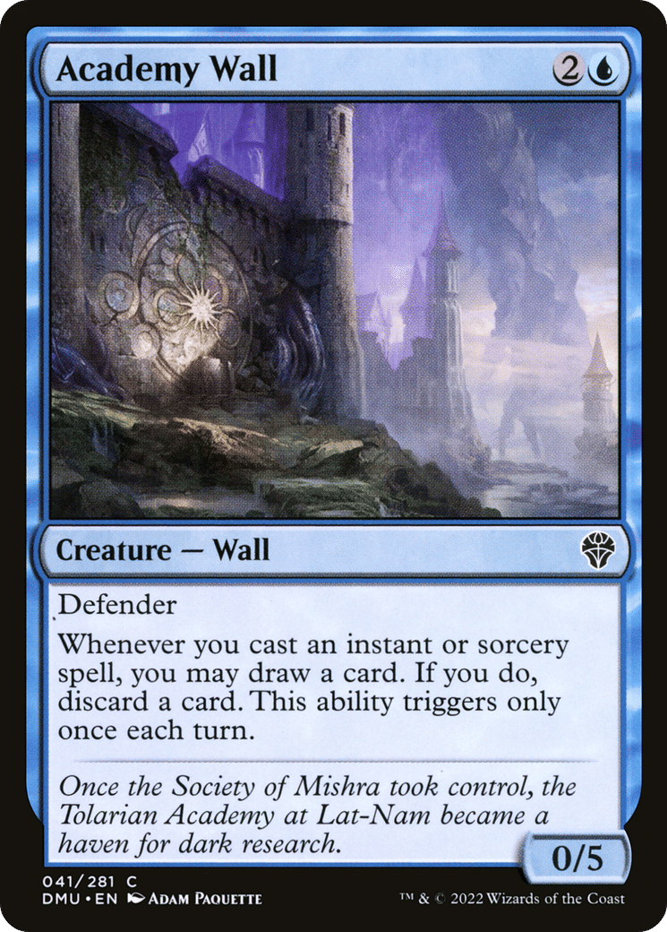 Mur de l'académie — Dominaria United — Magic: The Gathering