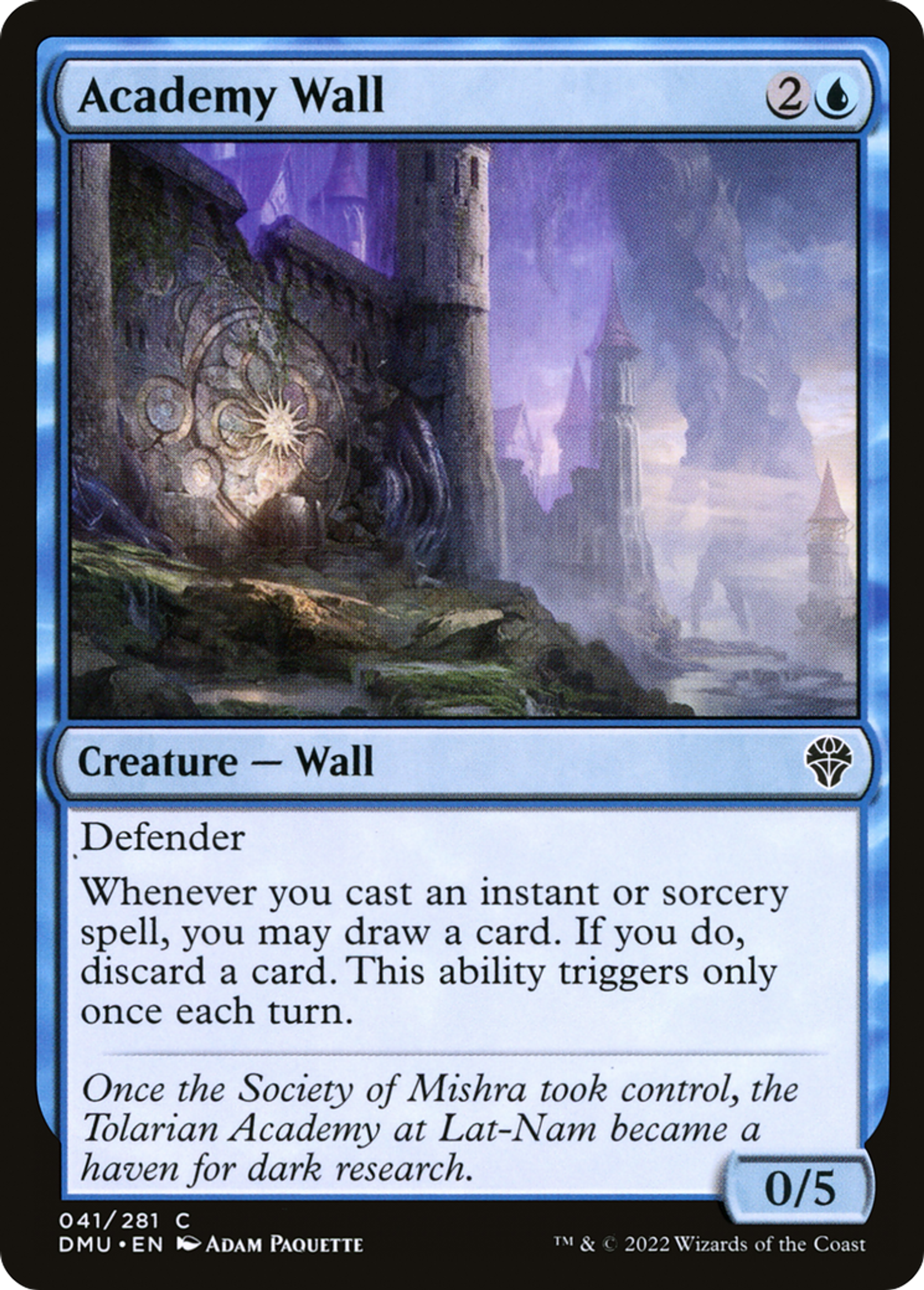 Mur de l'académie — Dominaria United — Magic: The Gathering