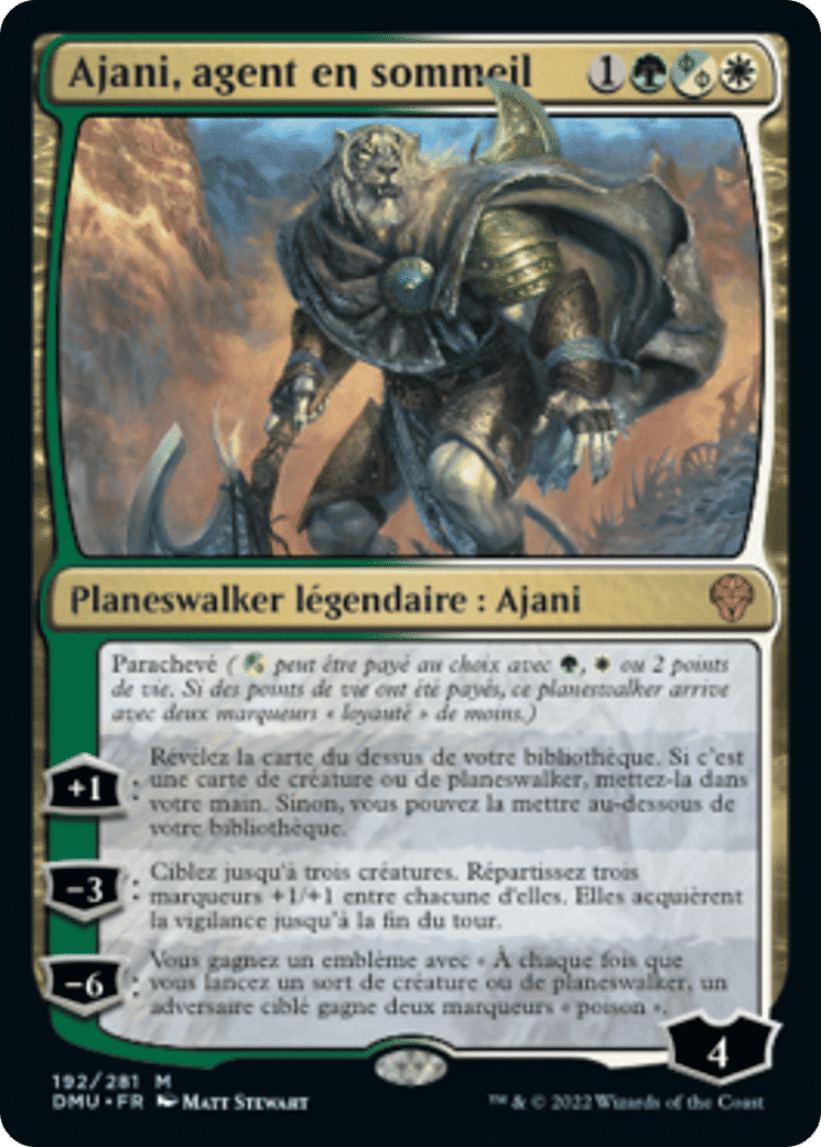 Ajani, Sleeper Agent — Dominaria United — Magic: The Gathering
