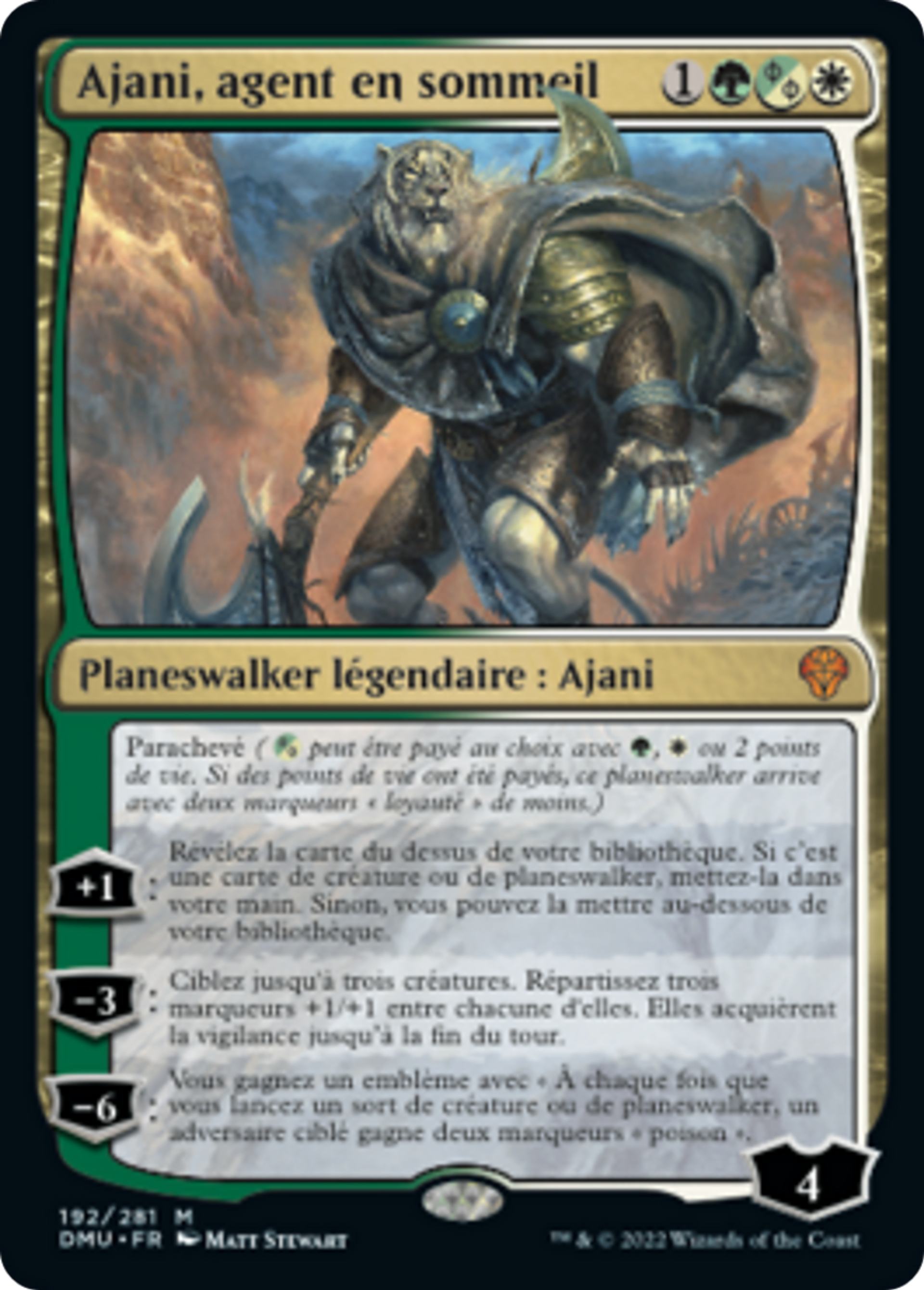Ajani, Sleeper Agent — Dominaria United — Magic: The Gathering
