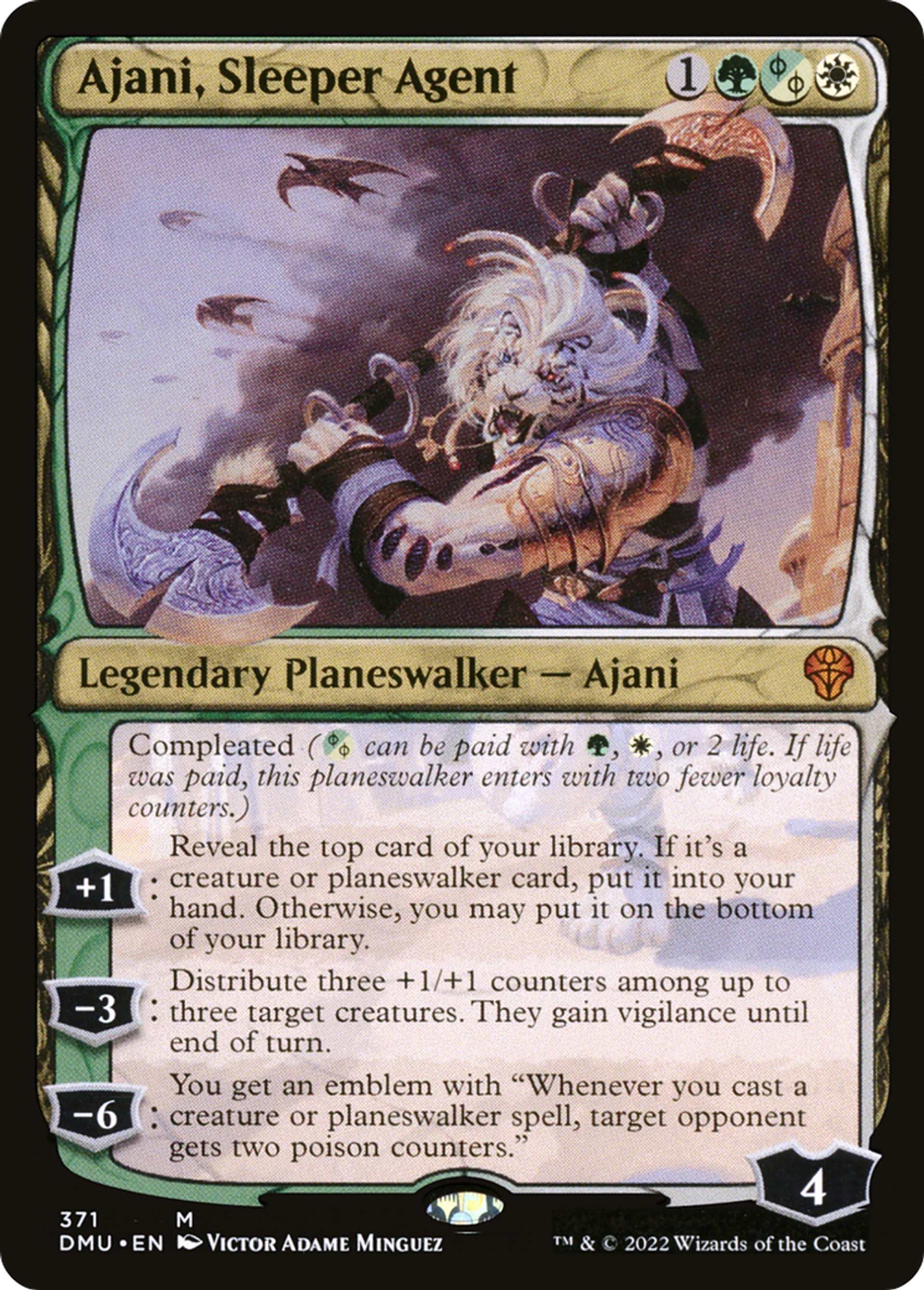Ajani, Sleeper Agent — Dominaria United — Magic: The Gathering