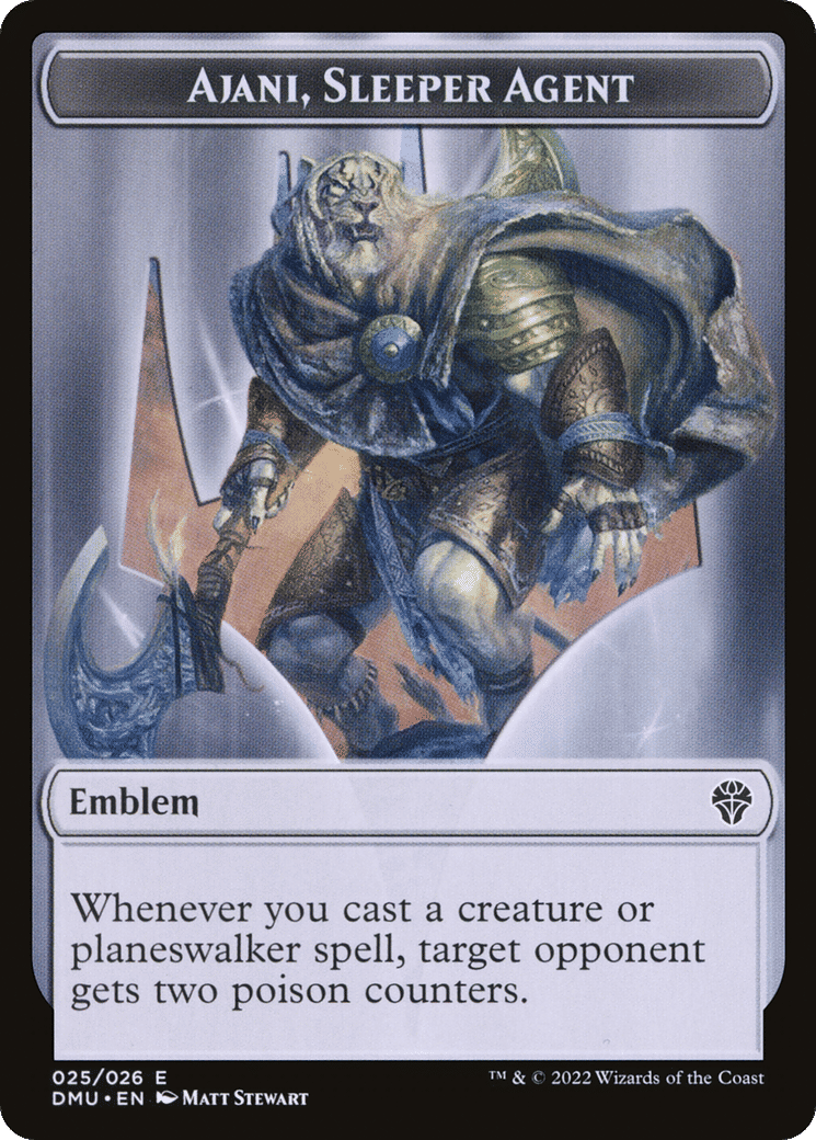 Ajani, Sleeper Agent Emblem — Dominaria United — Magic: The Gathering