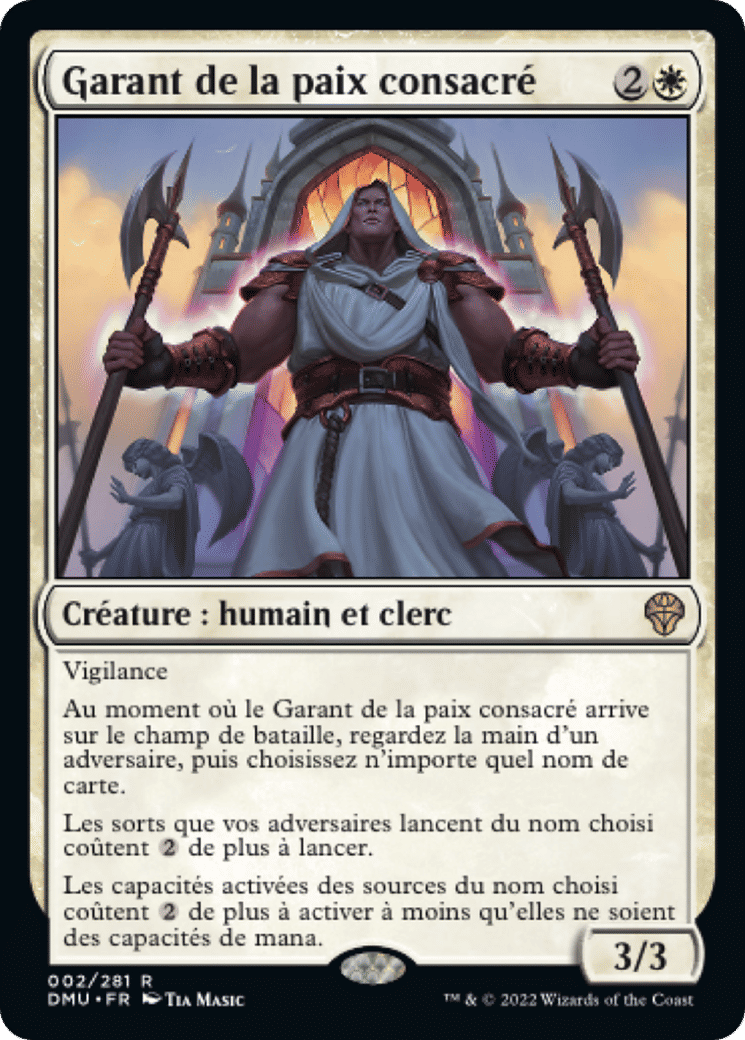 Garant de la paix consacré — Dominaria United — Magic: The Gathering