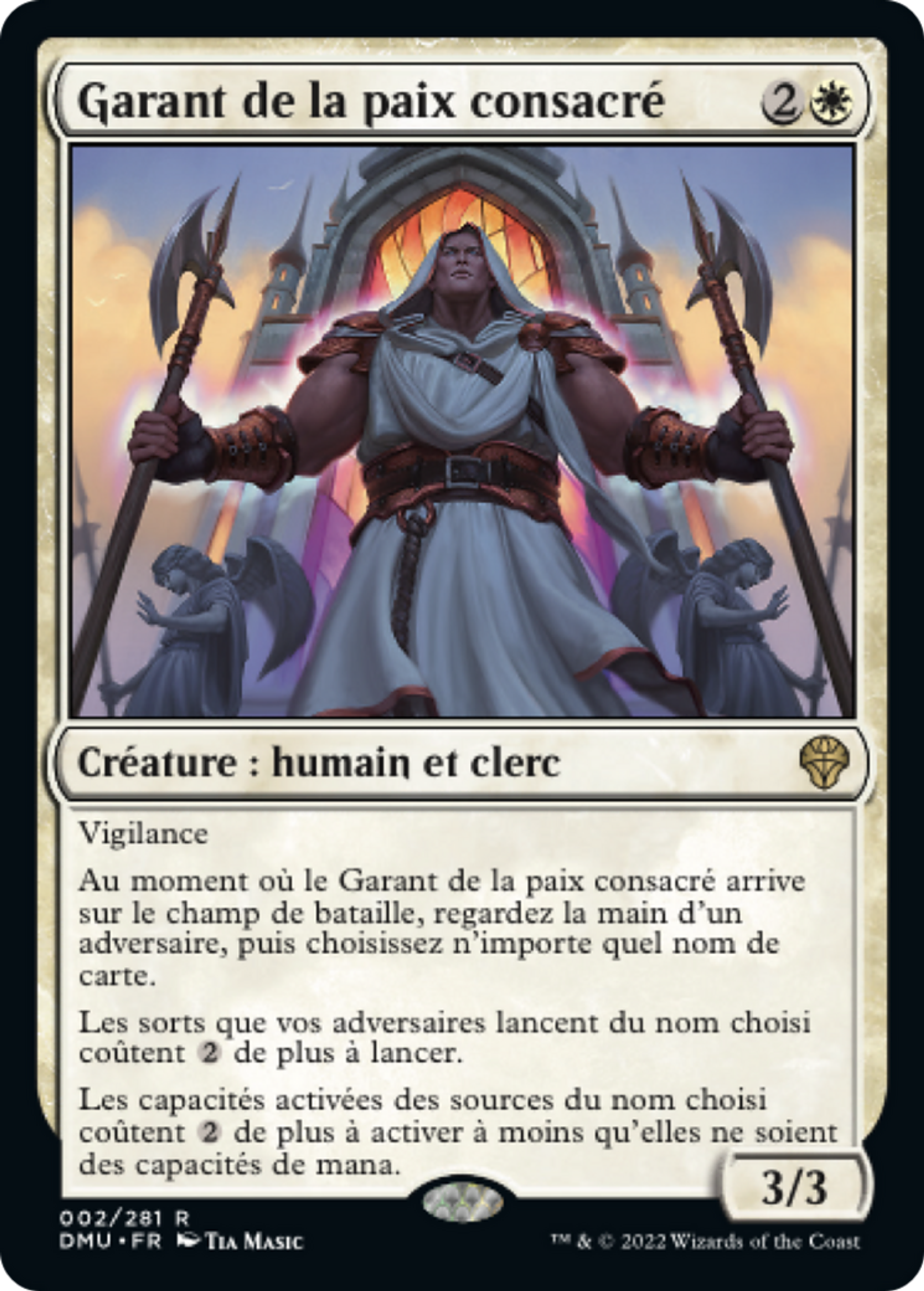 Garant de la paix consacré — Dominaria United — Magic: The Gathering