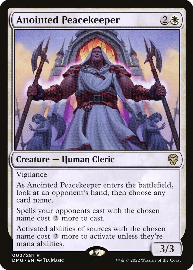 Anointed Peacekeeper — Dominaria United — Magic: The Gathering