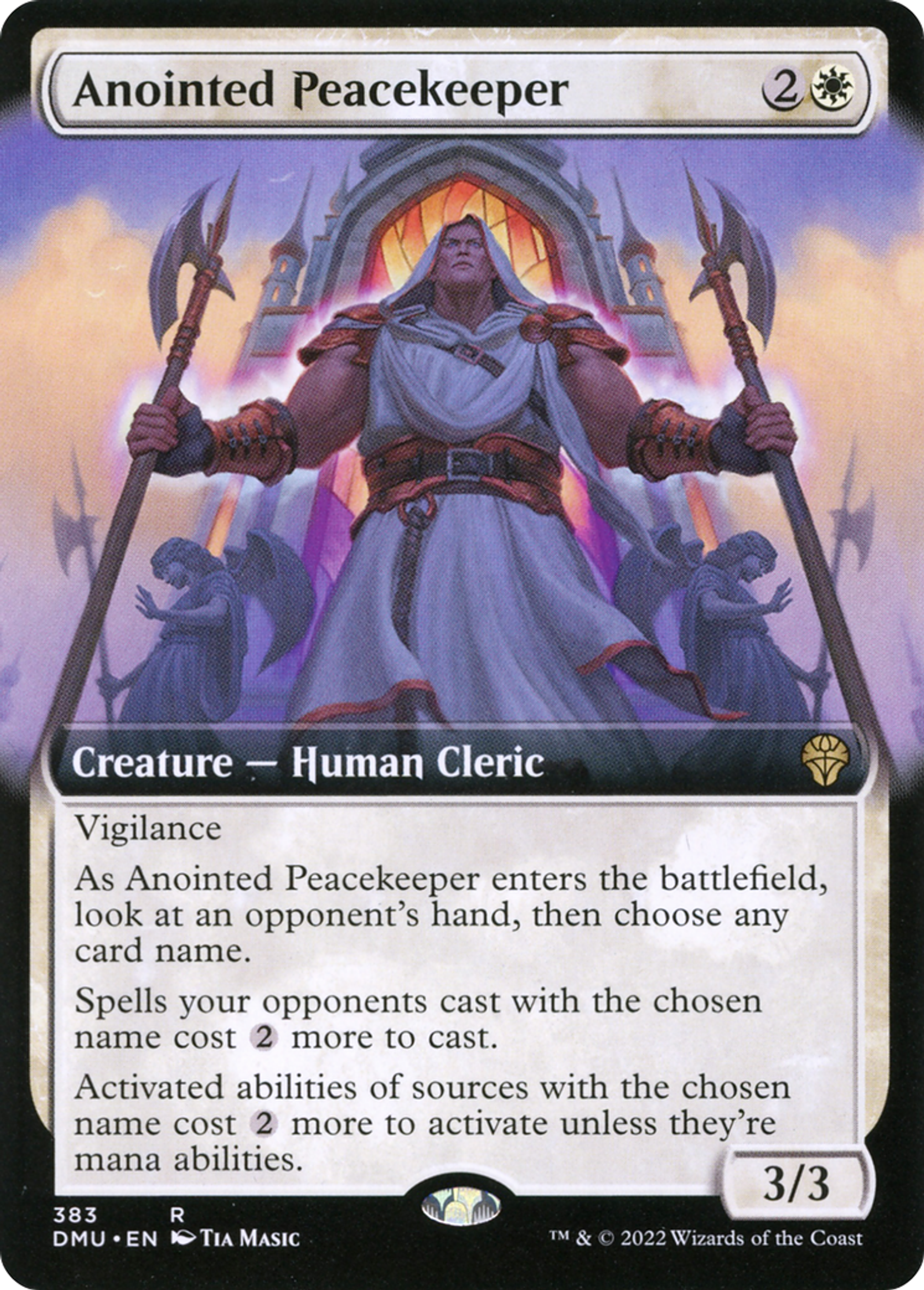 Anointed Peacekeeper — Dominaria United — Magic: The Gathering