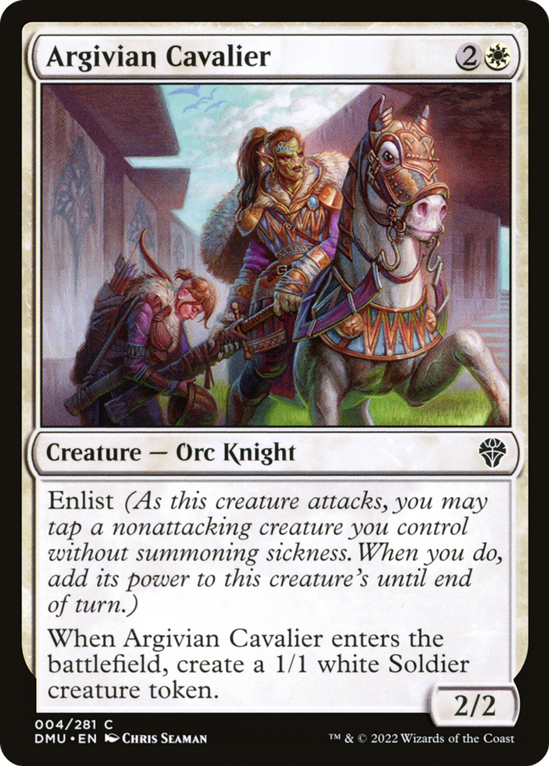Argivian Cavalier — Dominaria United — Magic: The Gathering