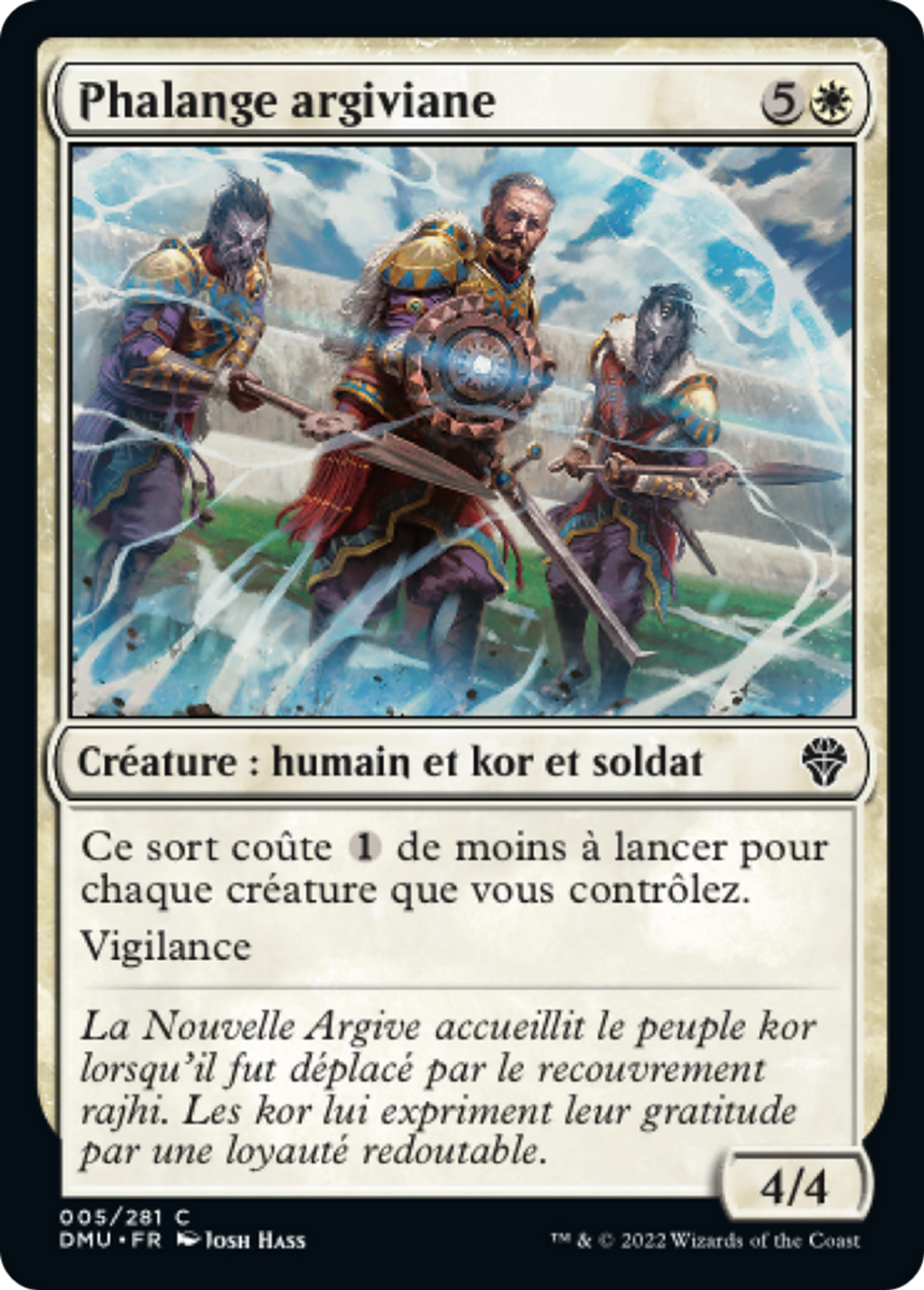 Phalange argiviane — Dominaria United — Magic: The Gathering