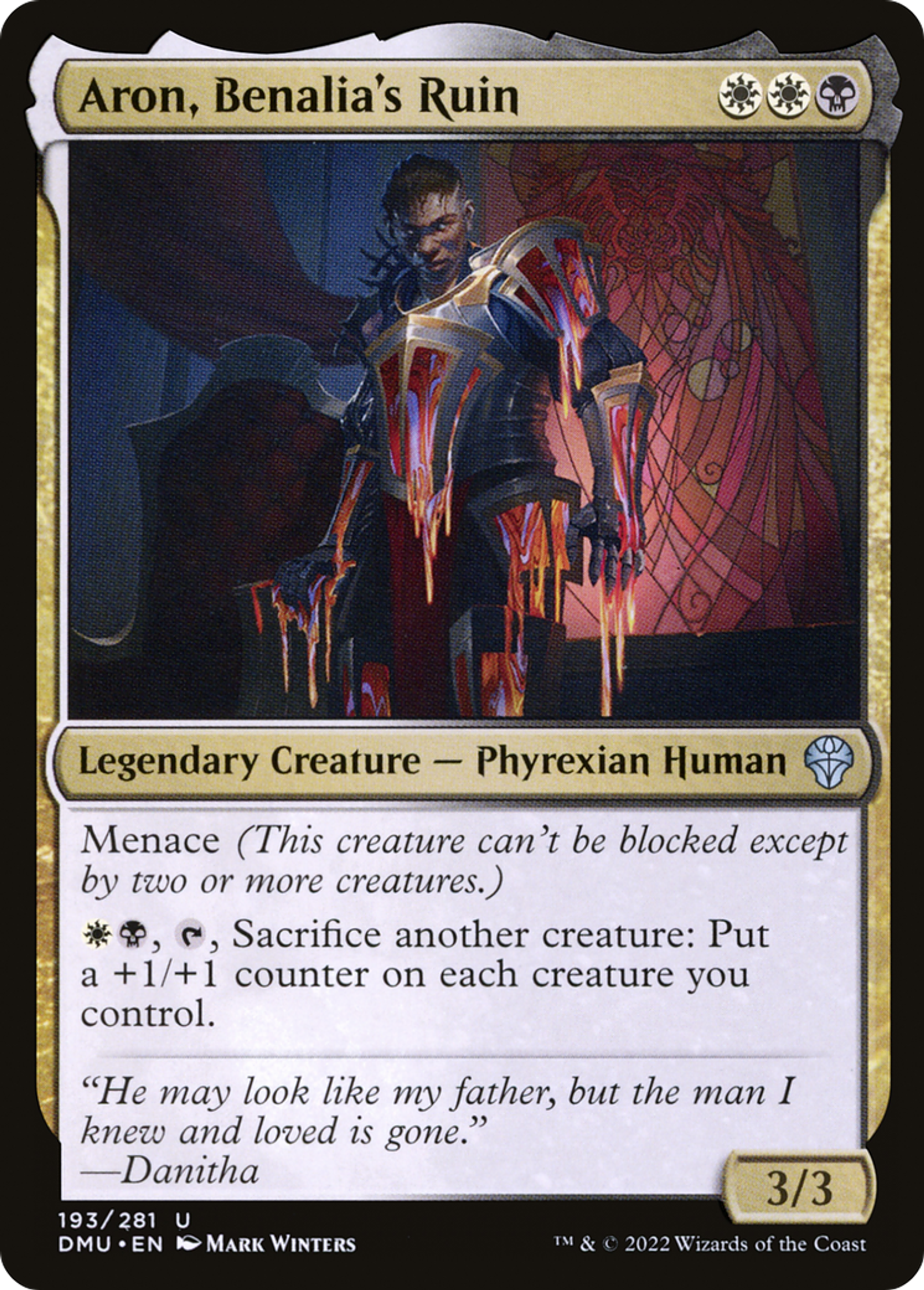 Aron, Benalia's Ruin — Dominaria United — Magic: The Gathering