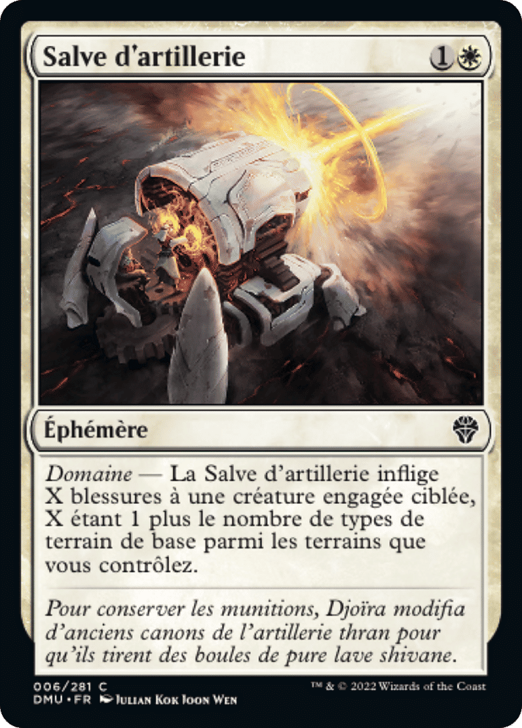 Salve d'artillerie — Dominaria United — Magic: The Gathering