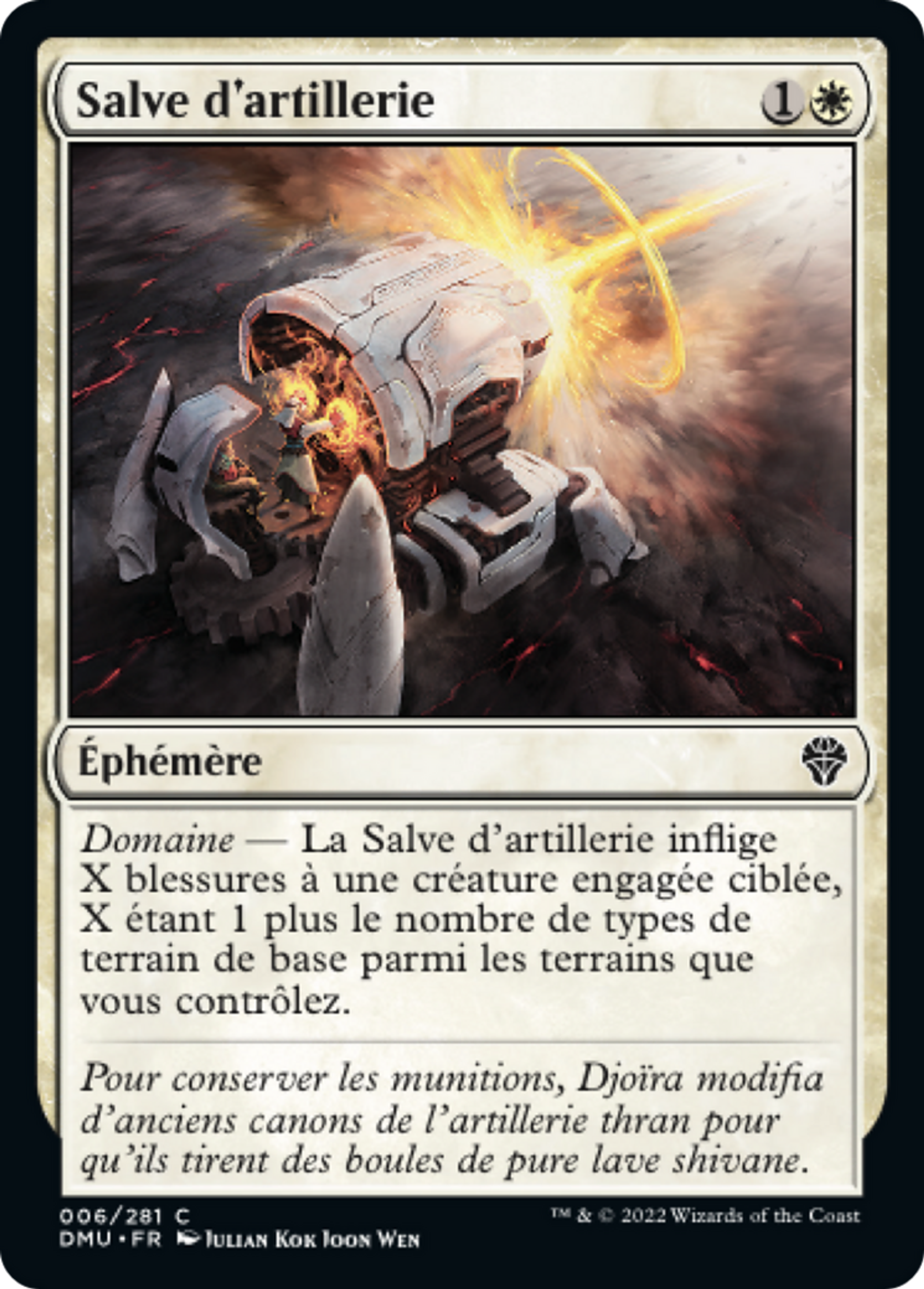 Salve d'artillerie — Dominaria United — Magic: The Gathering