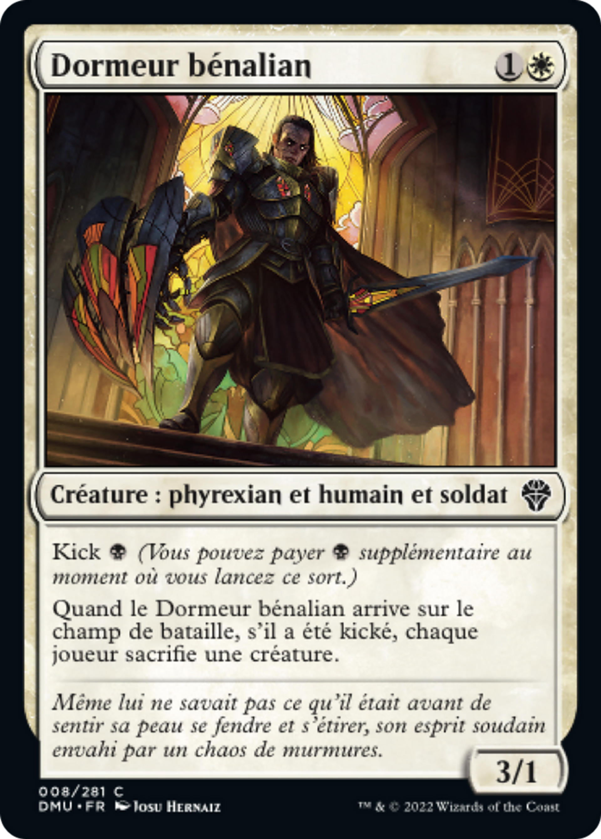 Dormeur bénalian — Dominaria United — Magic: The Gathering