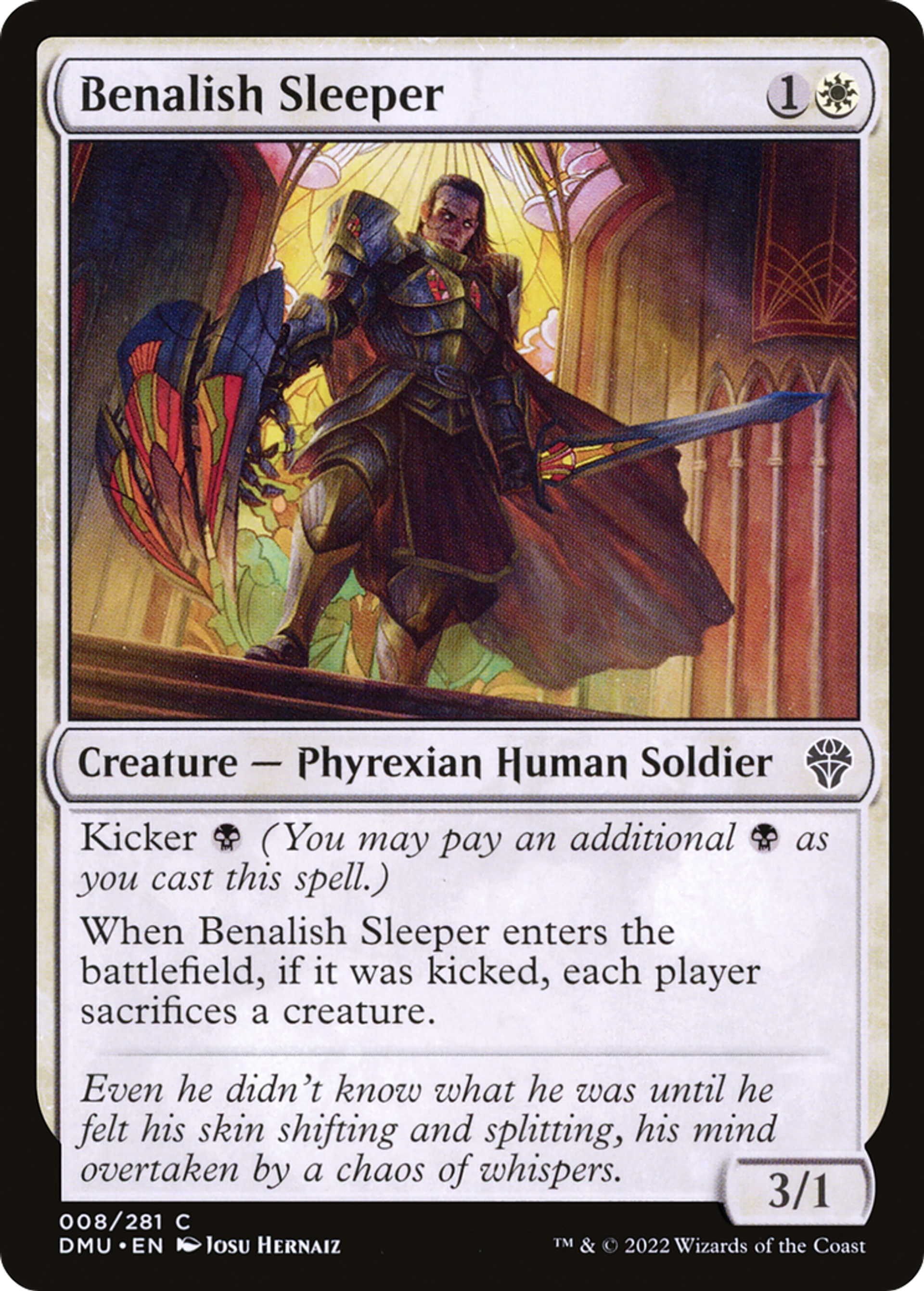 Benalish Sleeper — Dominaria United — Magic: The Gathering