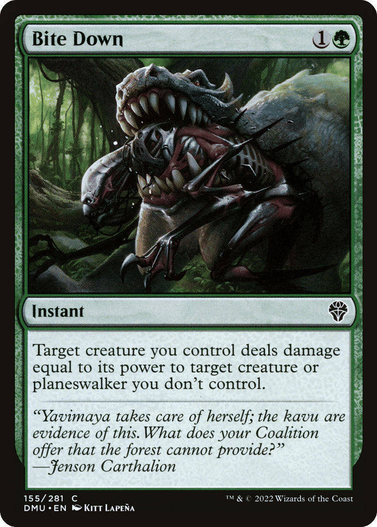 Bite Down — Dominaria United — Magic: The Gathering
