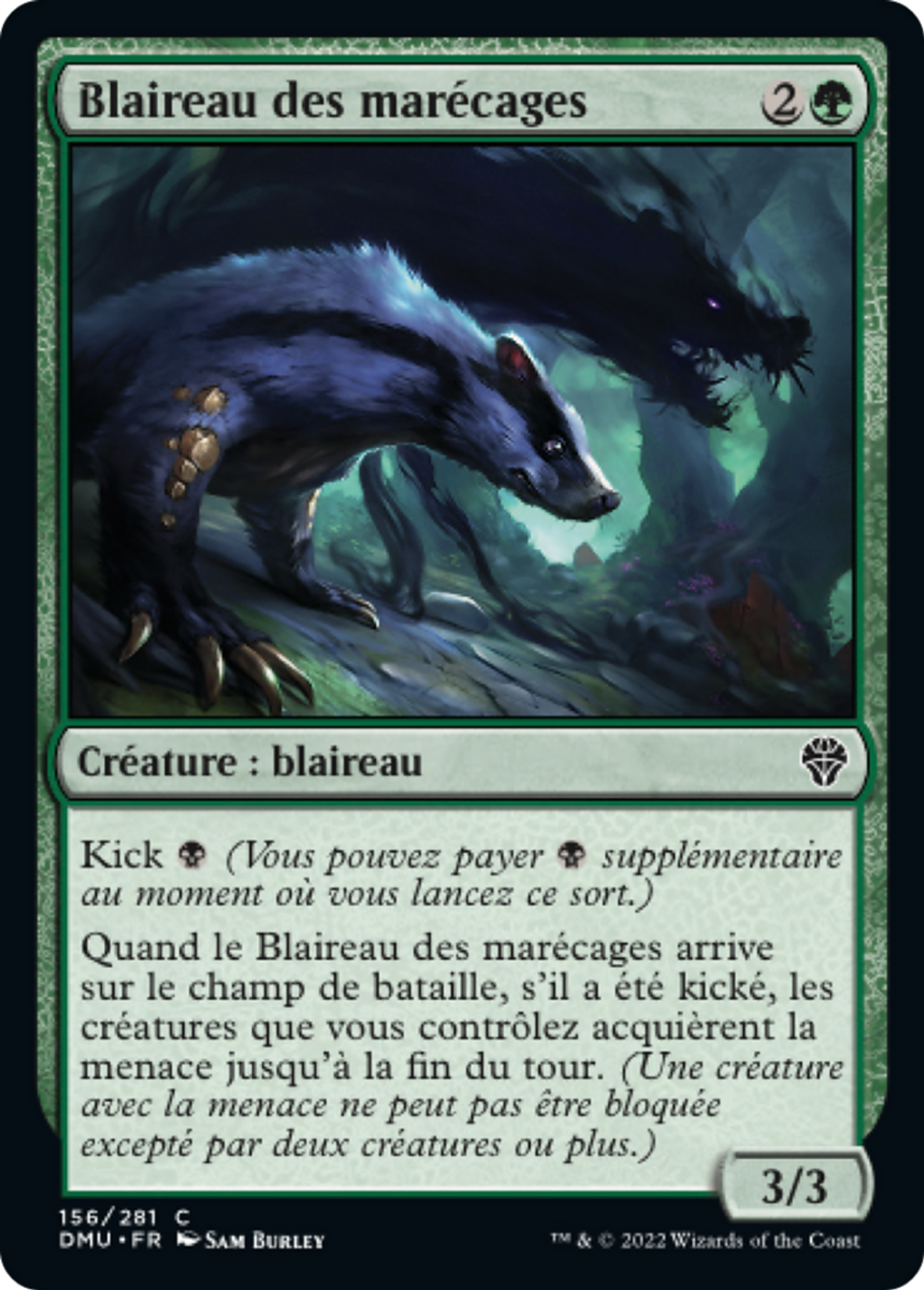 Blaireau des marécages — Dominaria United — Magic: The Gathering