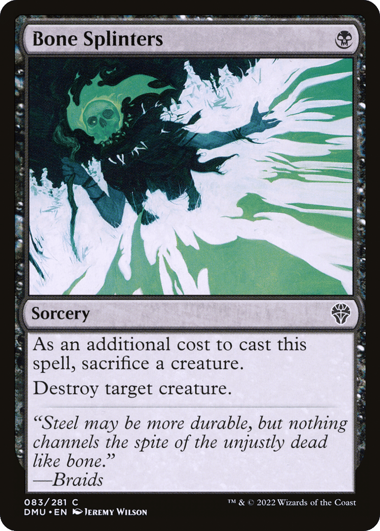 Bone Splinters — Dominaria United — Magic: The Gathering
