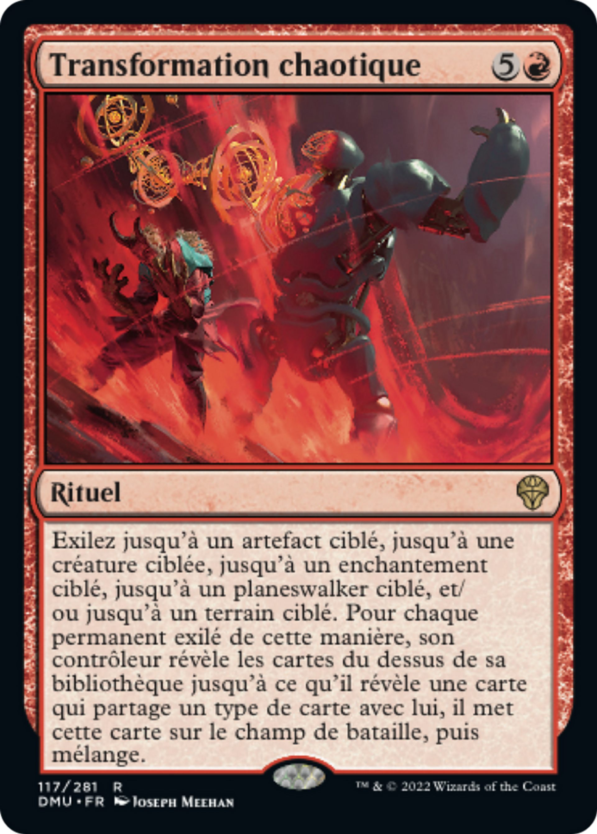Transformation chaotique — Dominaria United — Magic: The Gathering