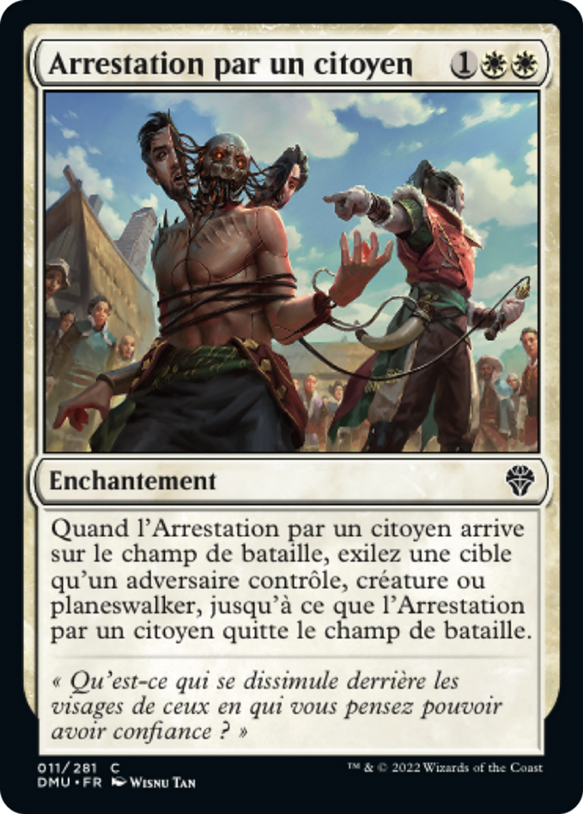 Arrestation par un citoyen — Dominaria United — Magic: The Gathering