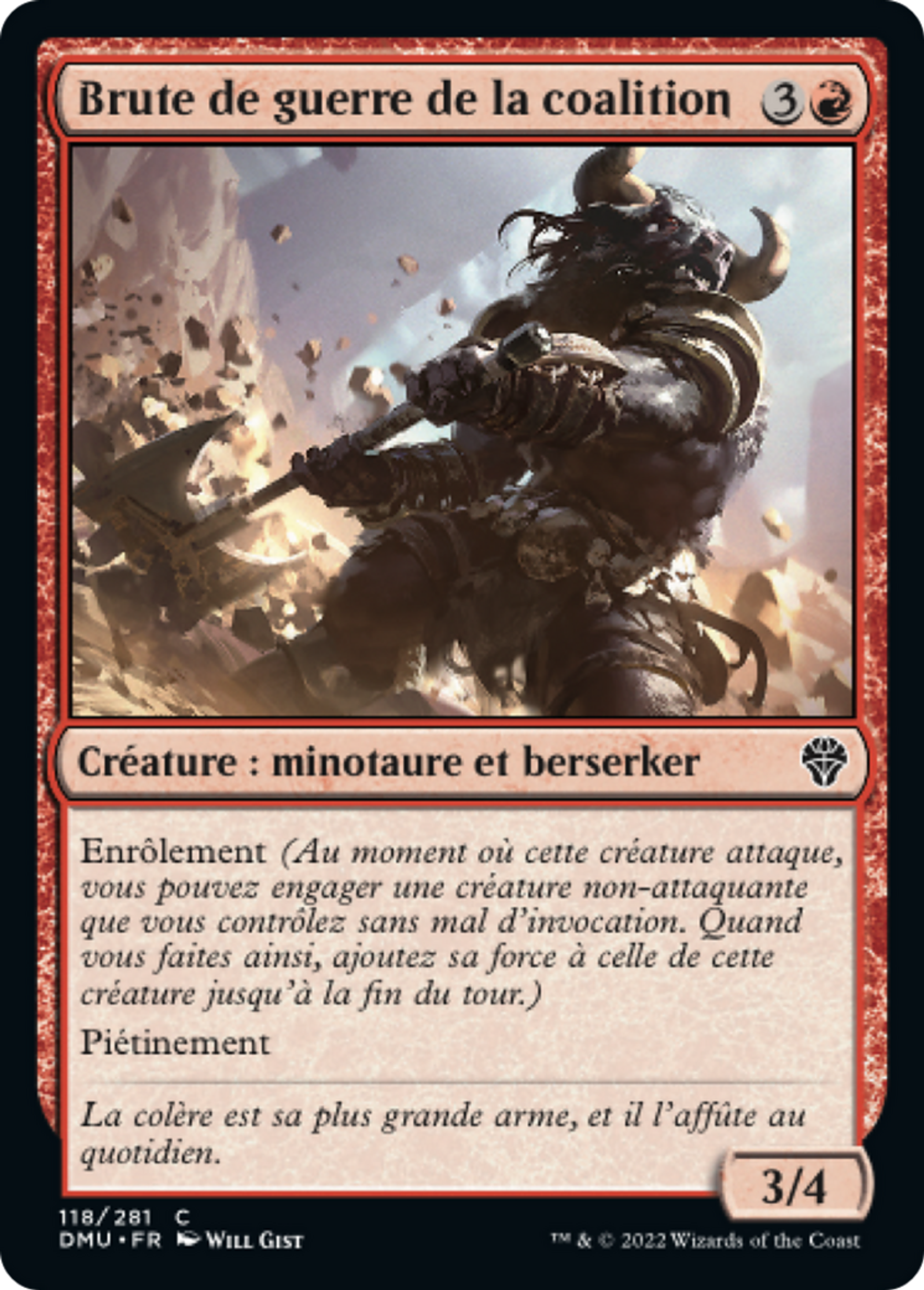 Brute de guerre de la coalition — Dominaria United — Magic: The Gathering
