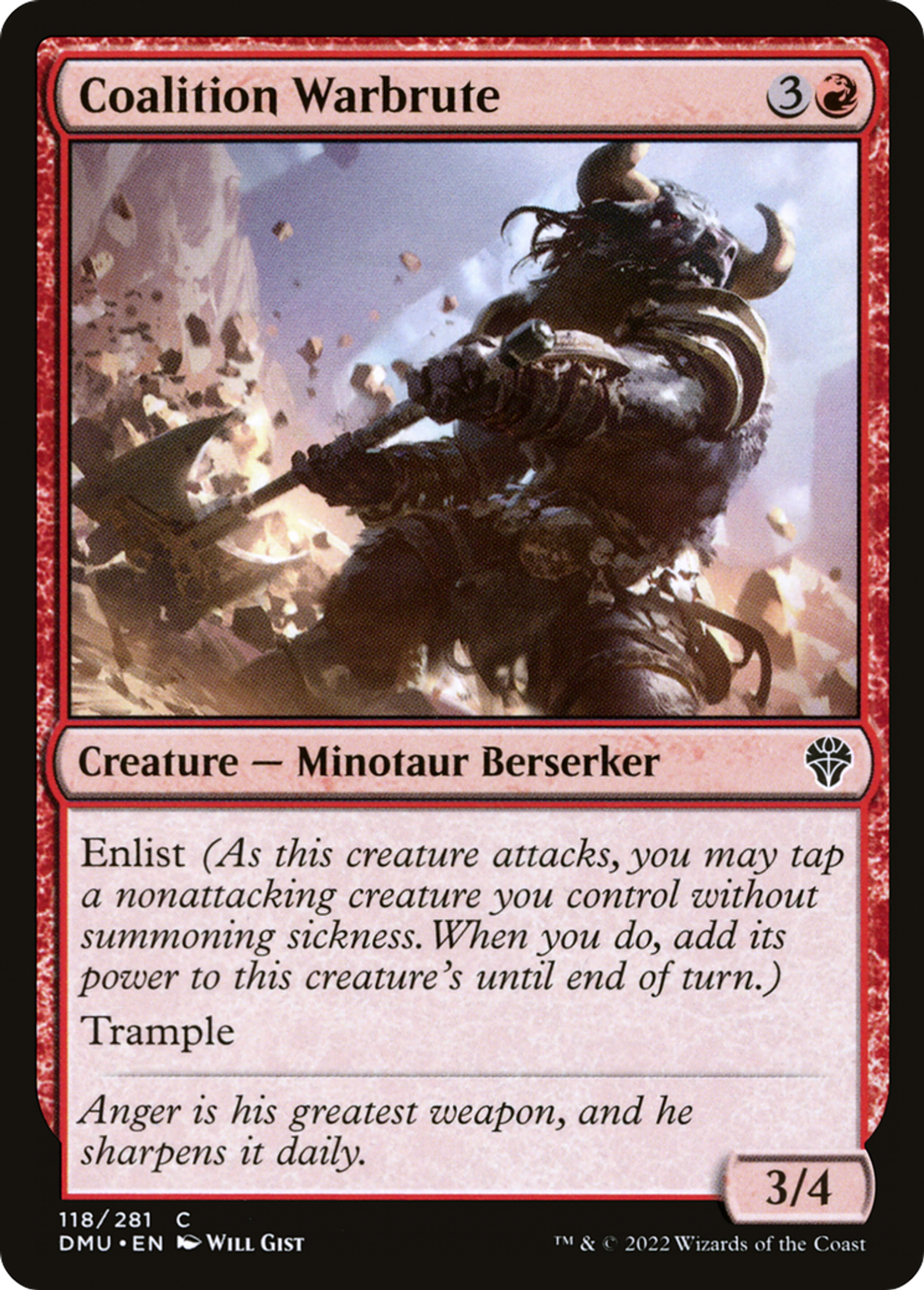 Brute de guerre de la coalition — Dominaria United — Magic: The Gathering