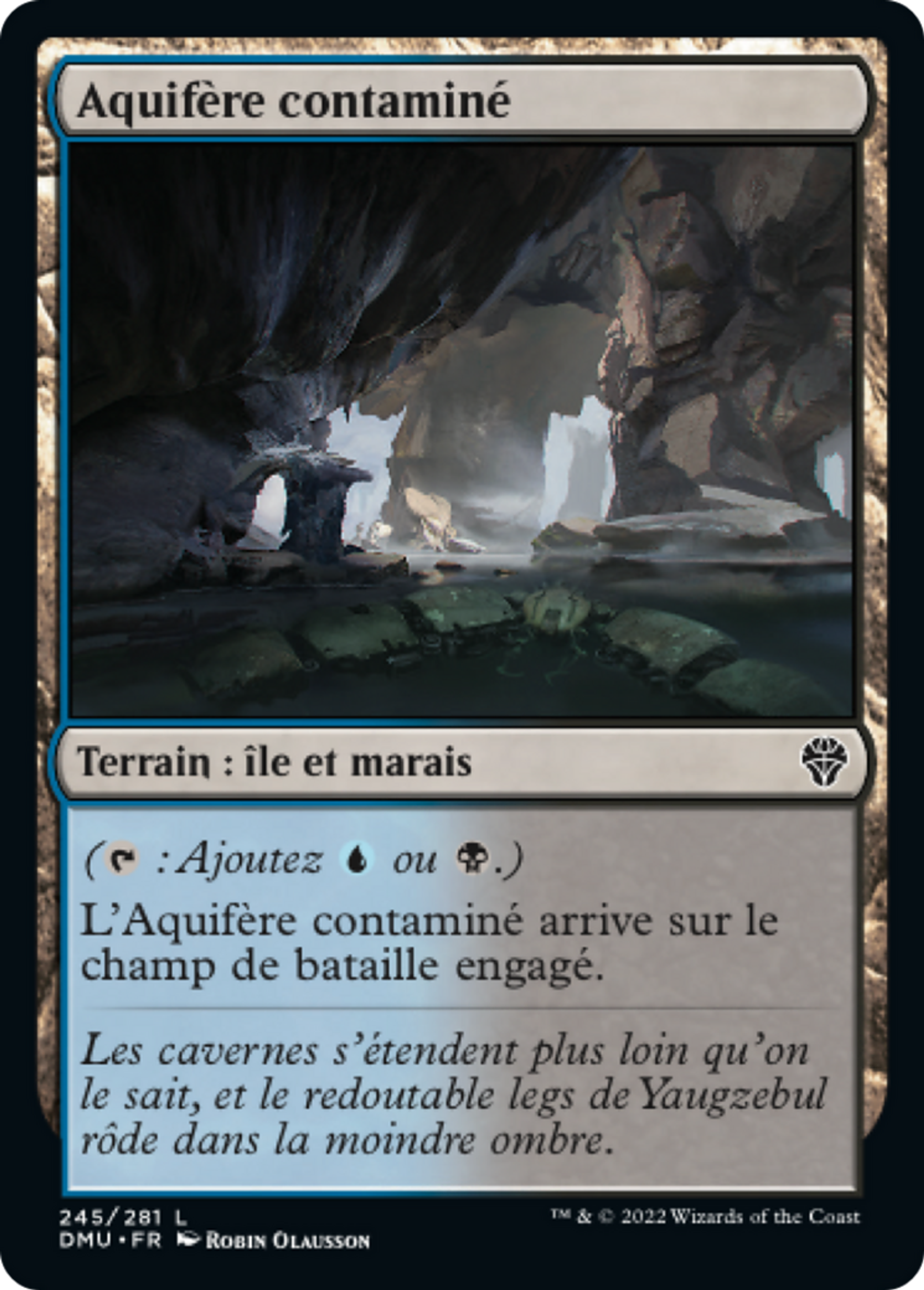 Aquifère contaminé — Dominaria United — Magic: The Gathering