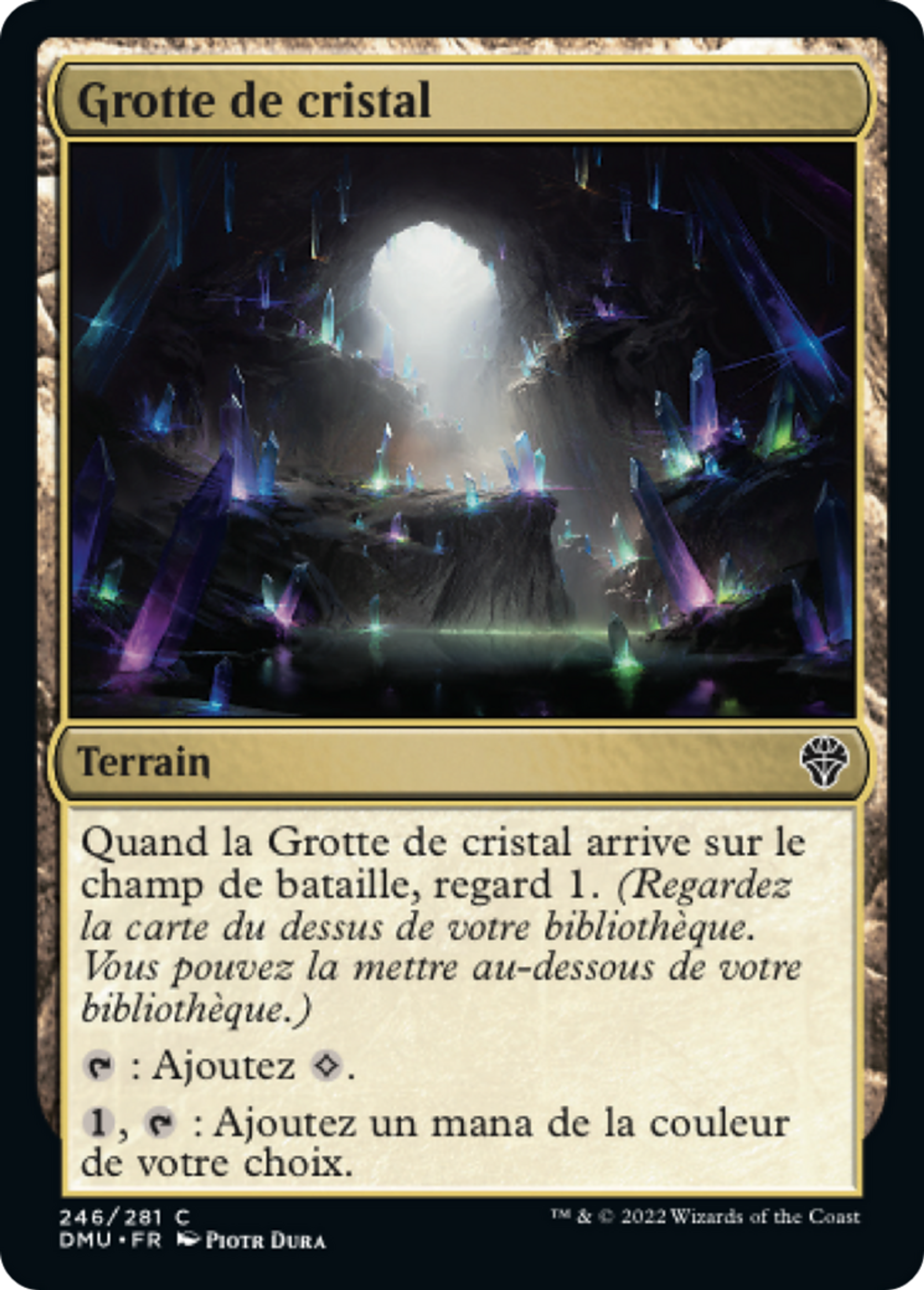 Grotte de cristal — Dominaria United — Magic: The Gathering