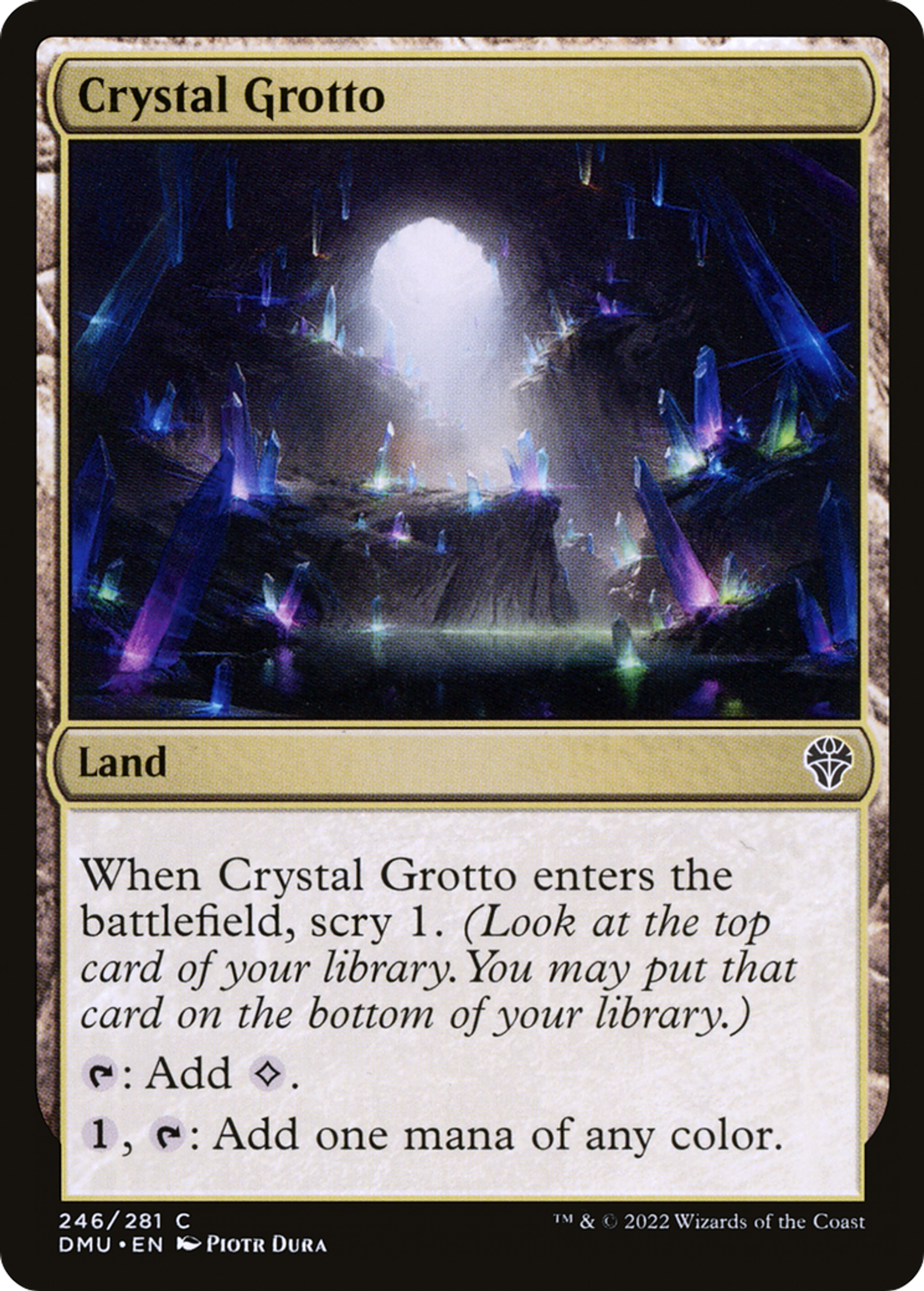 Grotte de cristal — Dominaria United — Magic: The Gathering