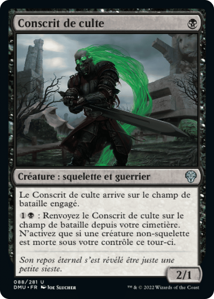 Conscrit de culte — Dominaria United — Magic: The Gathering