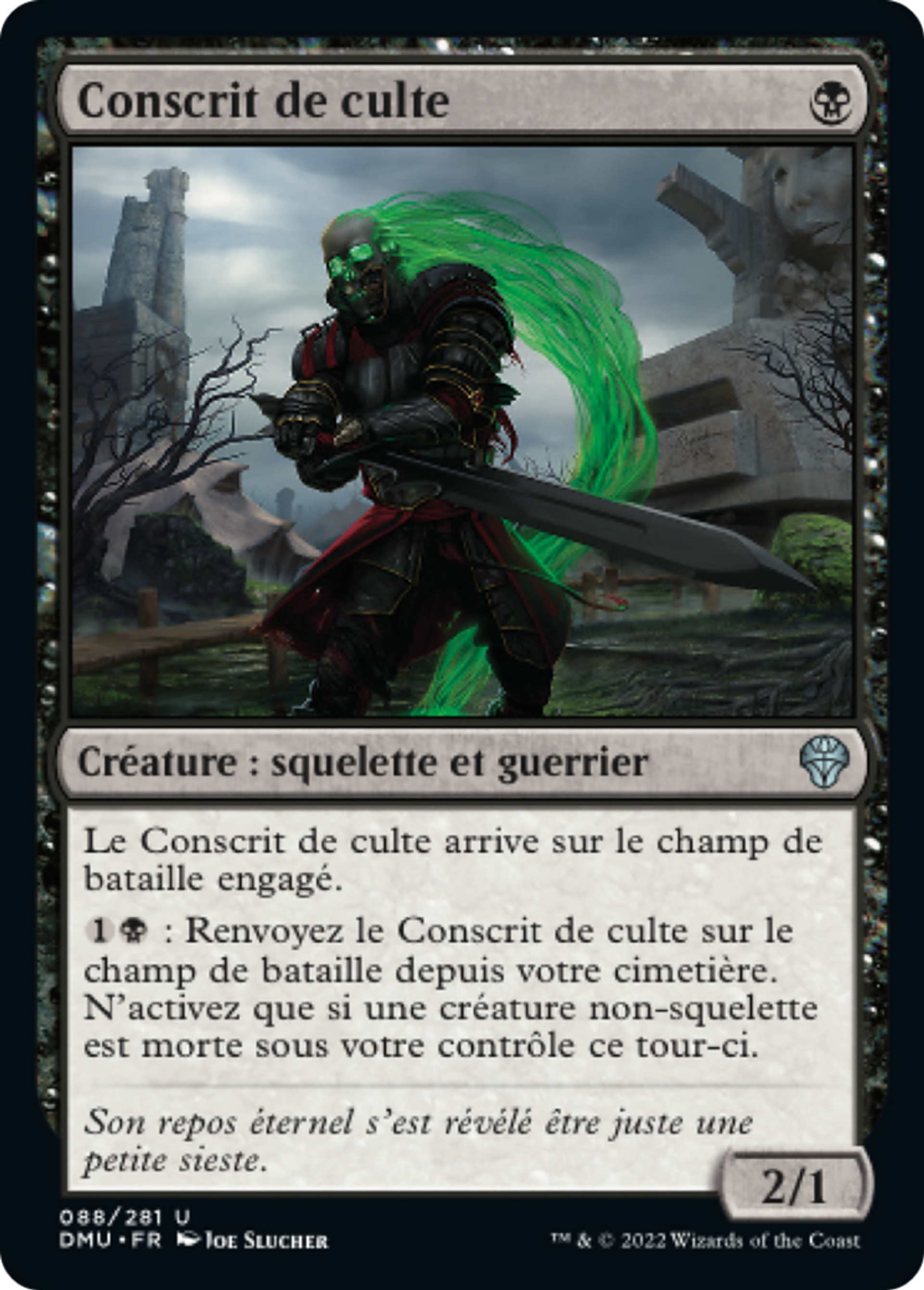 Conscrit de culte — Dominaria United — Magic: The Gathering