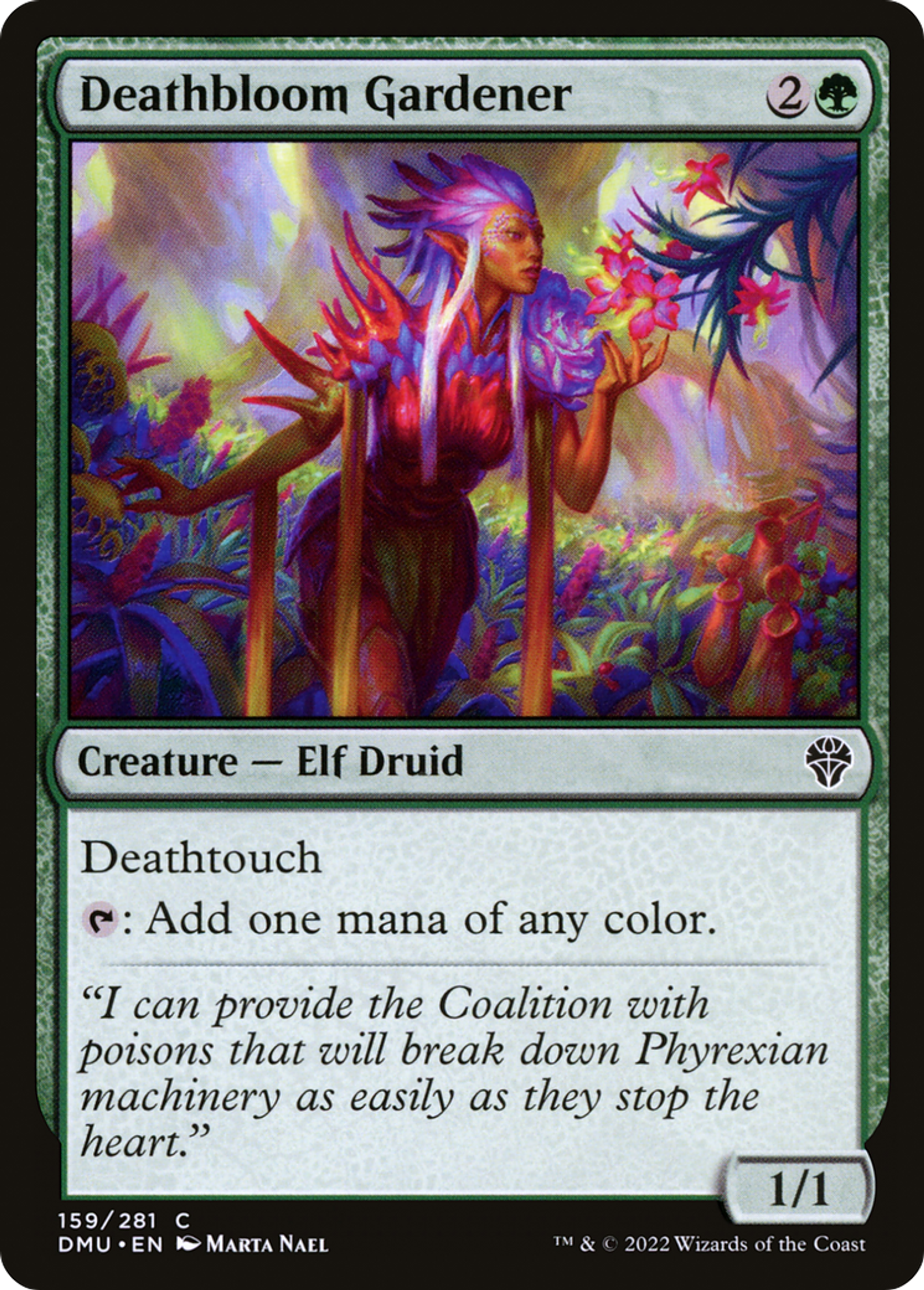 Deathbloom Gardener — Dominaria United — Magic: The Gathering