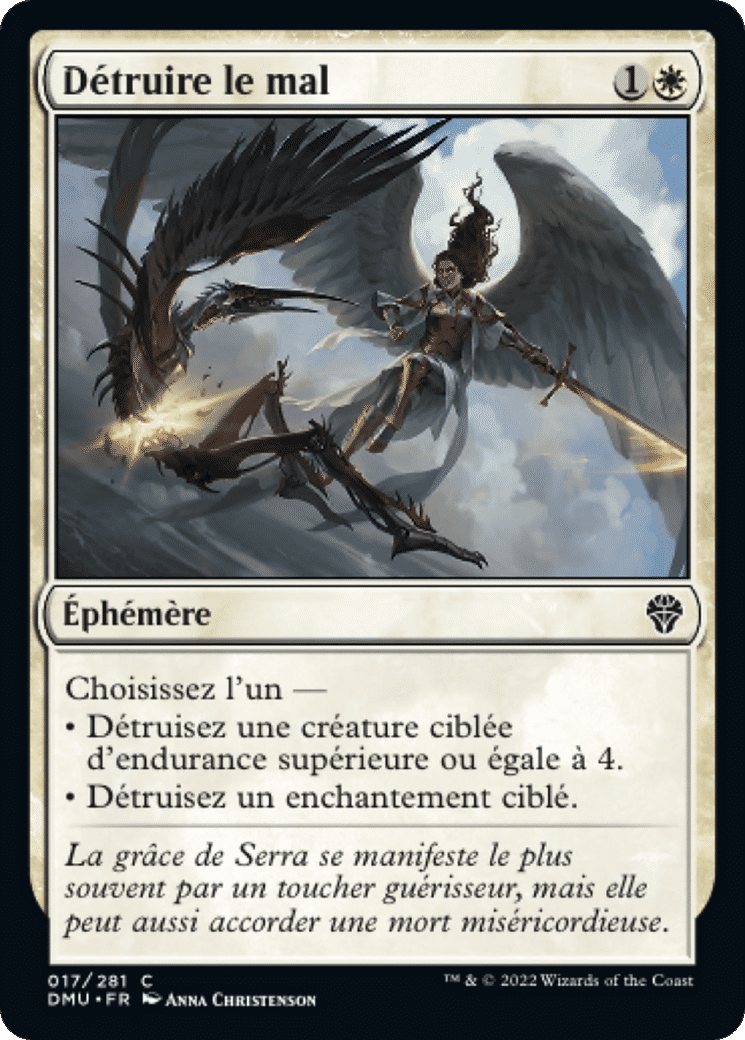 Détruire le mal — Dominaria United — Magic: The Gathering