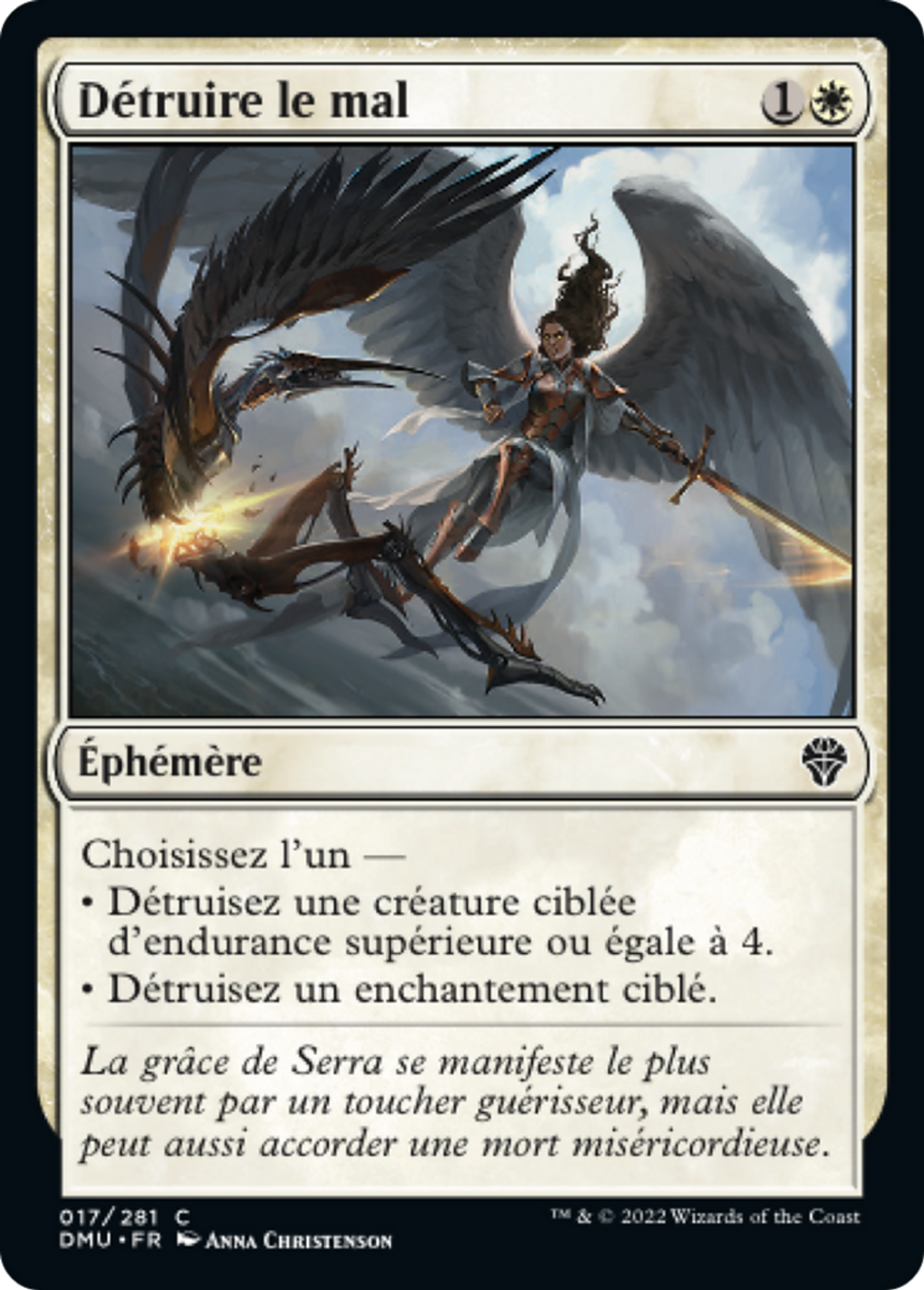 Détruire le mal — Dominaria United — Magic: The Gathering